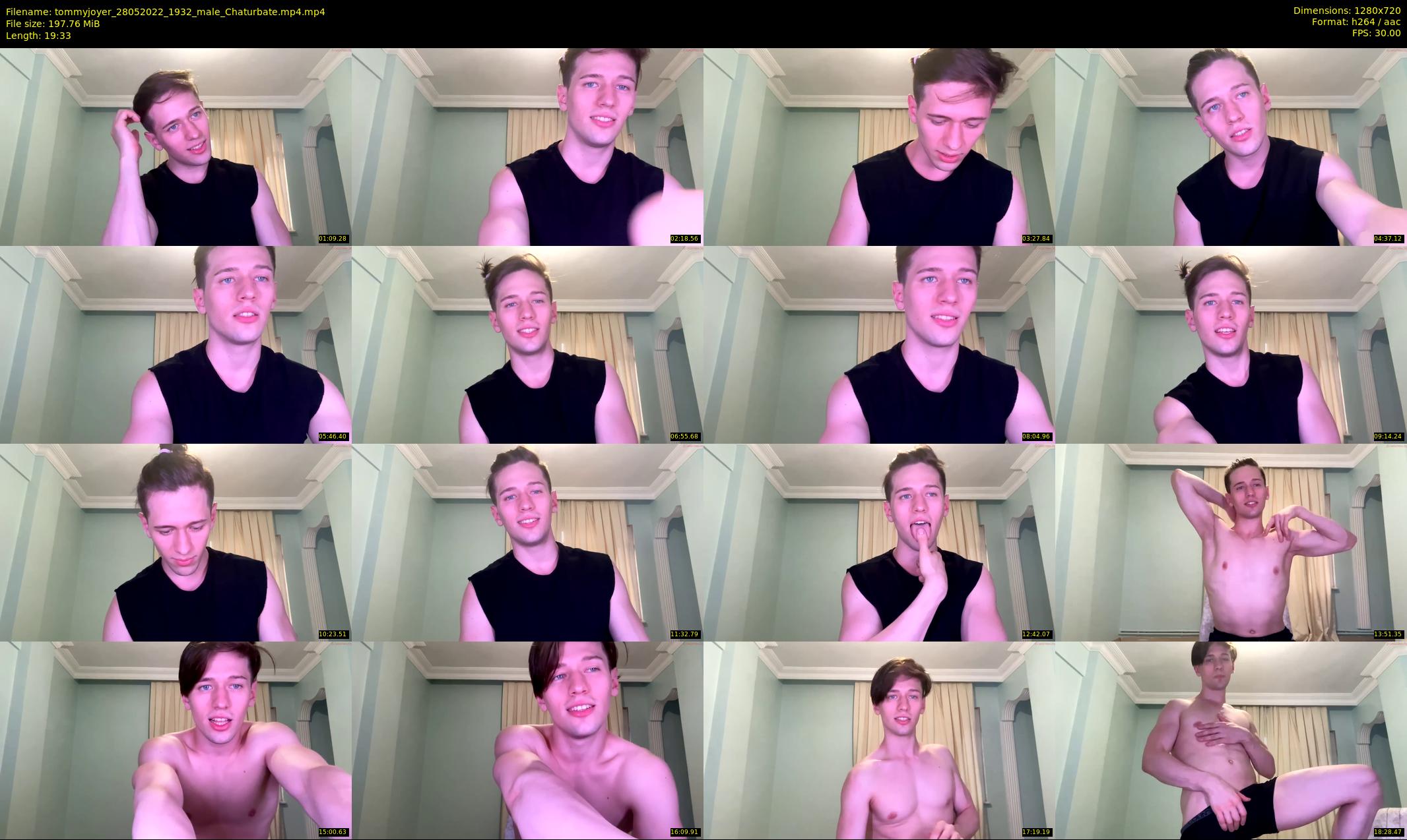 tommyjoyer — 20 minute Chaturbate male cam show recording, 720p, May 28, 2022