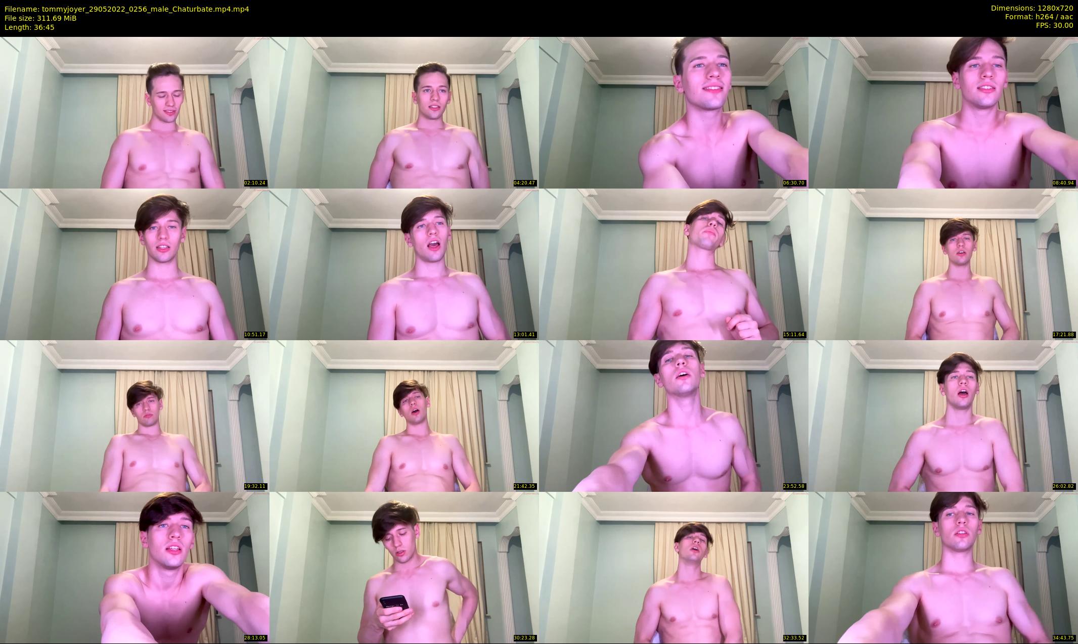 tommyjoyer — 37 minute Chaturbate male cam show recording, 720p, May 29, 2022