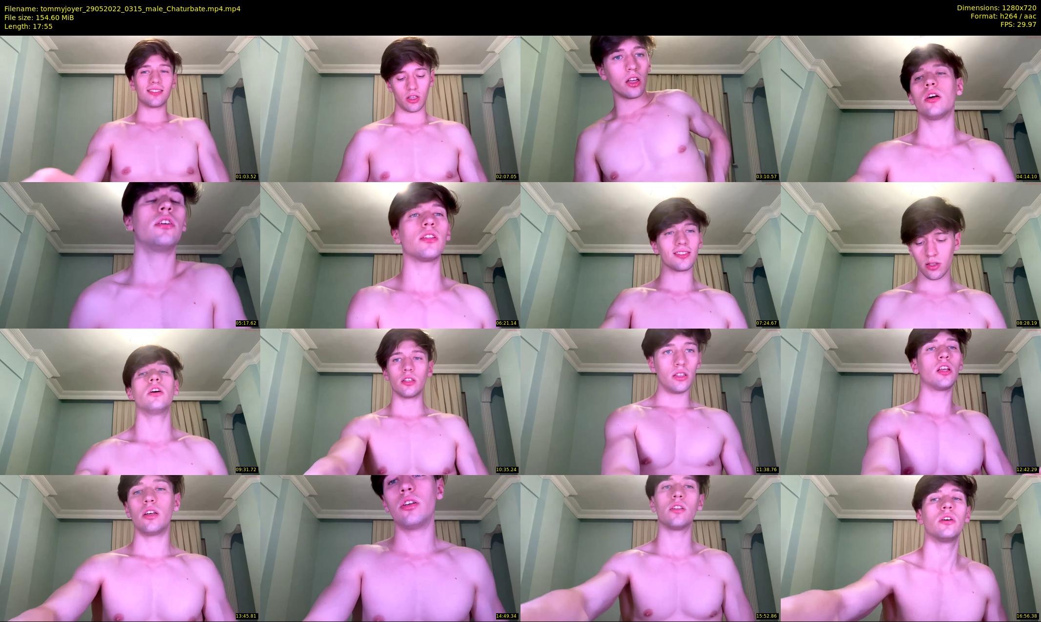tommyjoyer — 18 minute Chaturbate male cam show recording, 720p, May 29, 2022