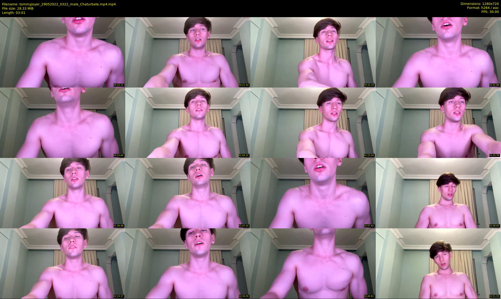 tommyjoyer — 4 minute Chaturbate male cam show recording, 720p, May 29, 2022