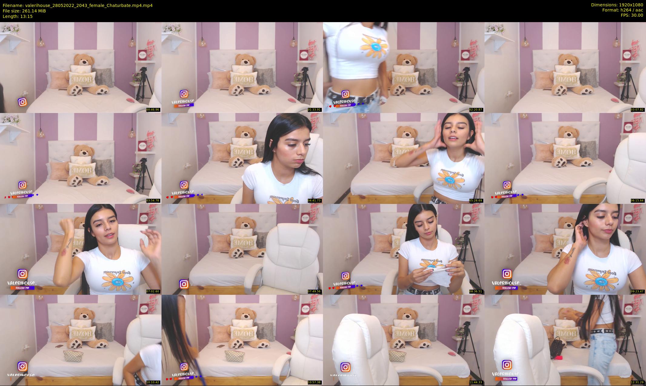 valerihouse — 14 minute Chaturbate female cam show recording, 1080p, May 28, 2022