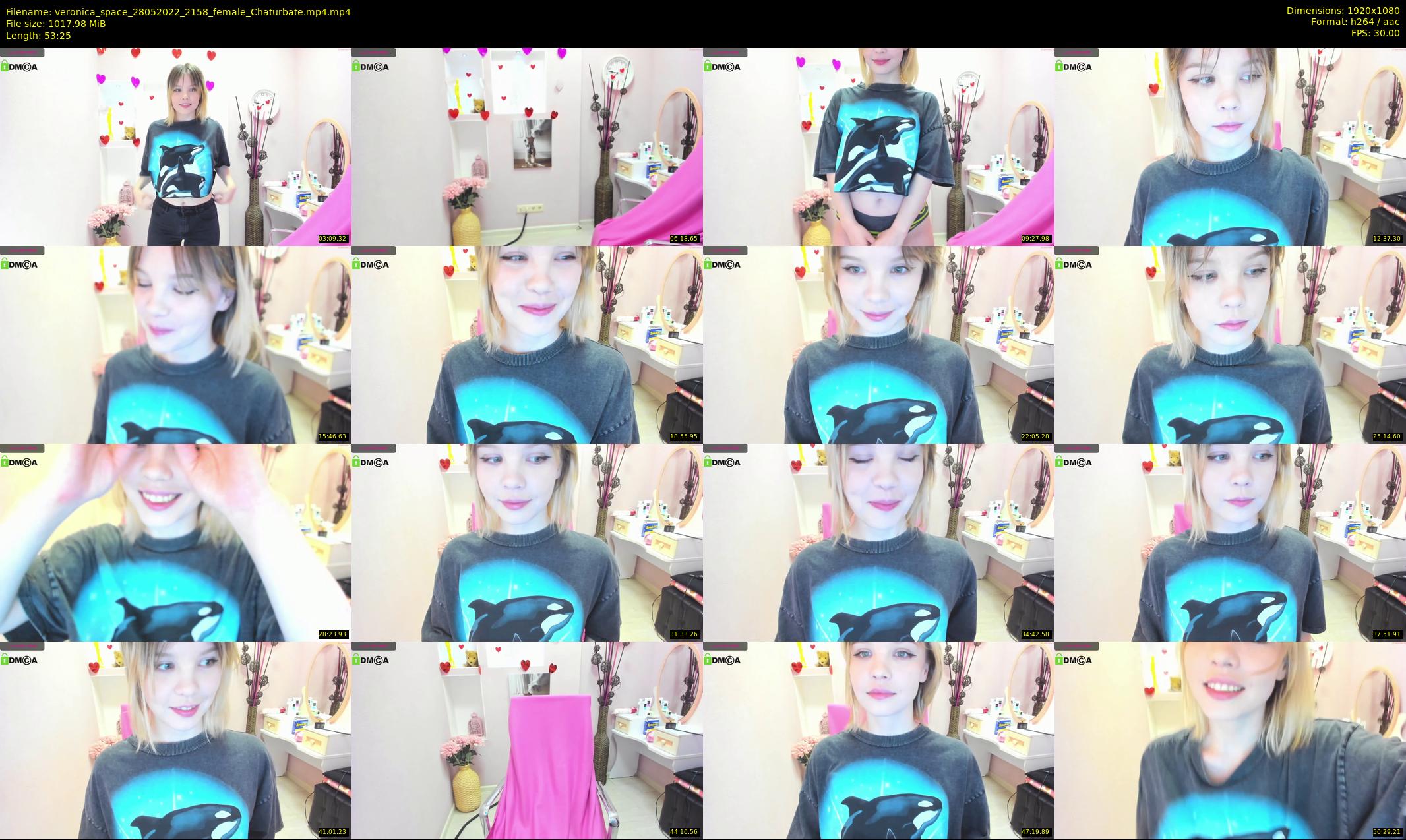 veronica_space — 54 minute Chaturbate female cam show recording, 1080p, May 28, 2022