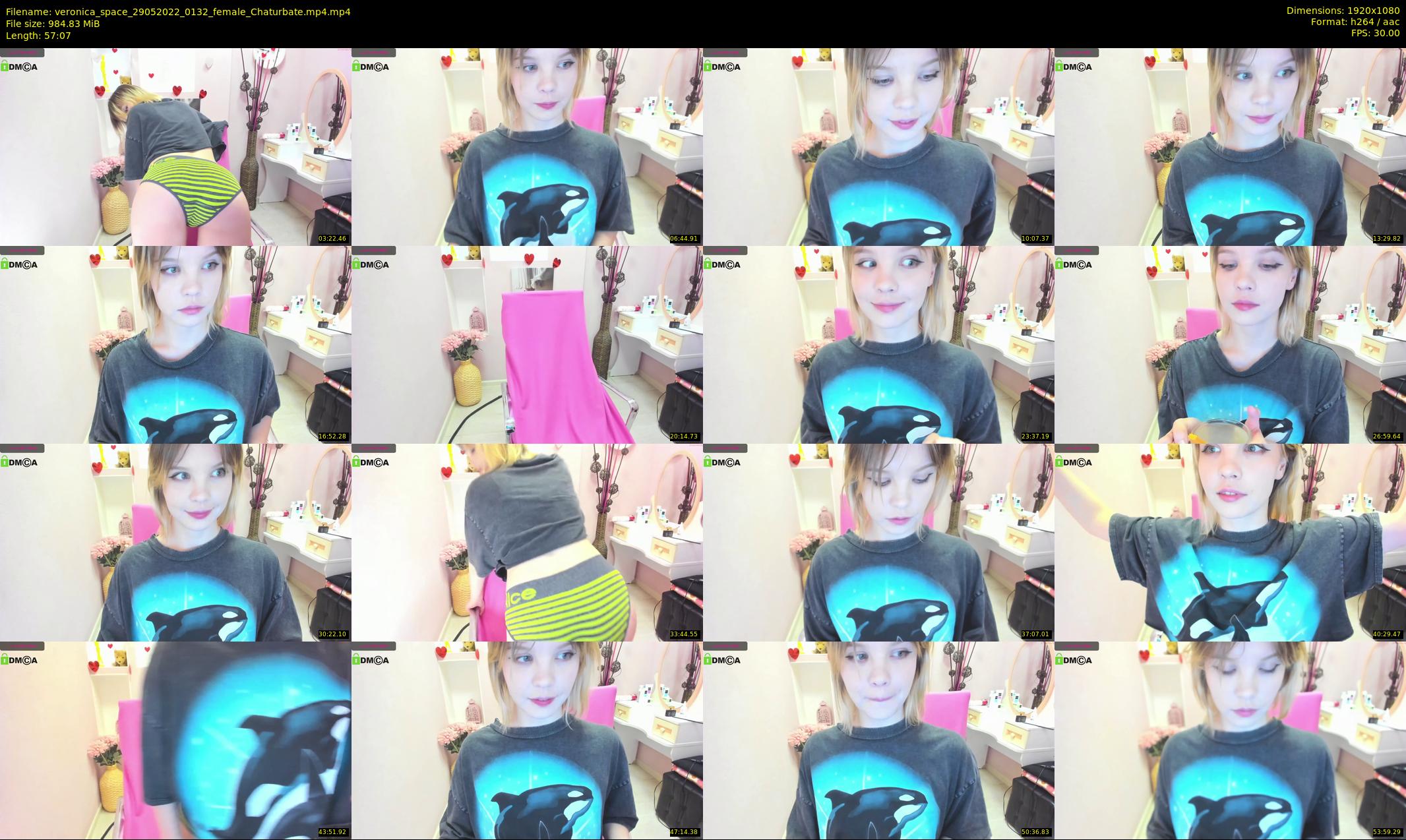 veronica_space — 58 minute Chaturbate female cam show recording, 1080p, May 29, 2022