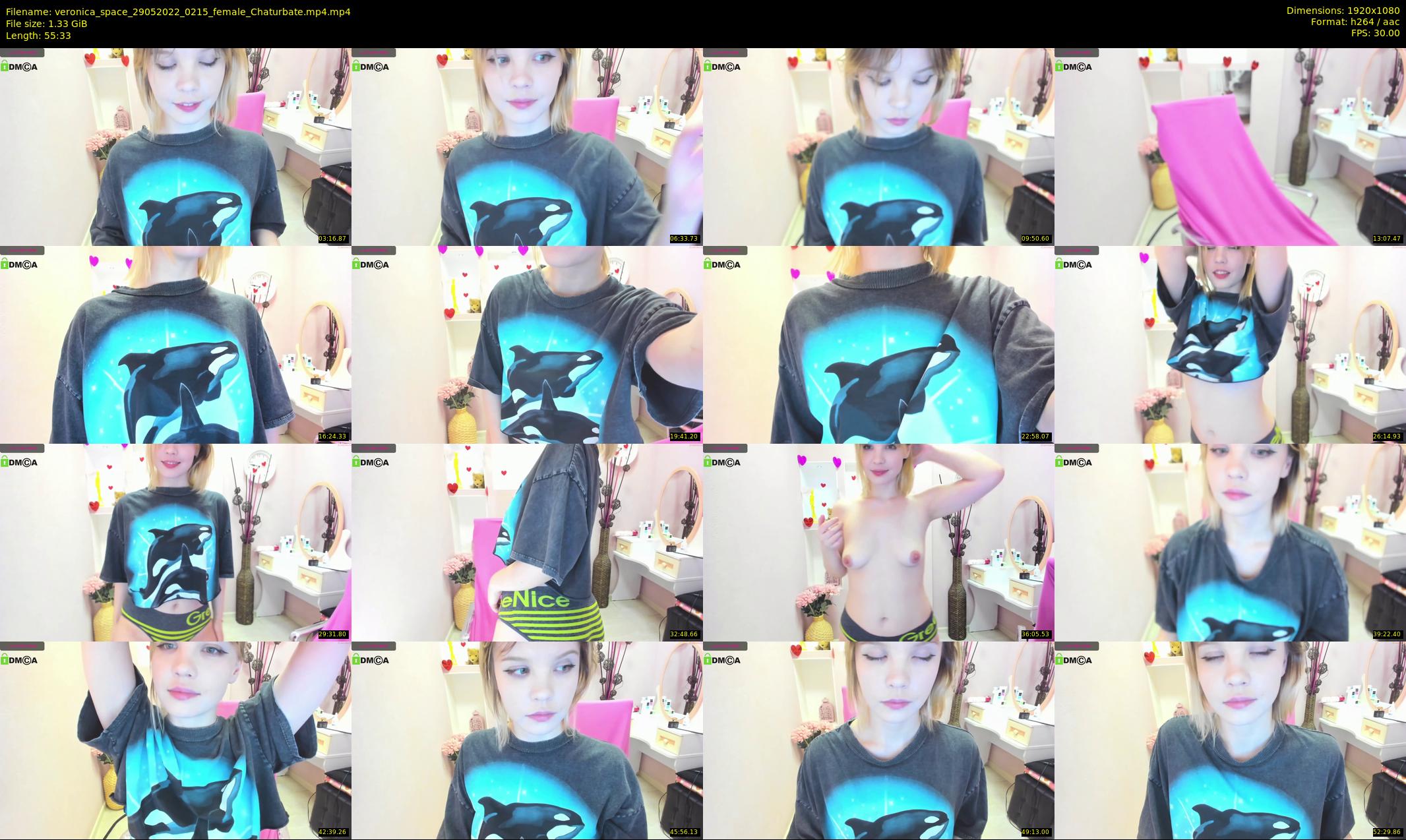 veronica_space — 56 minute Chaturbate female cam show recording, 1080p, May 29, 2022