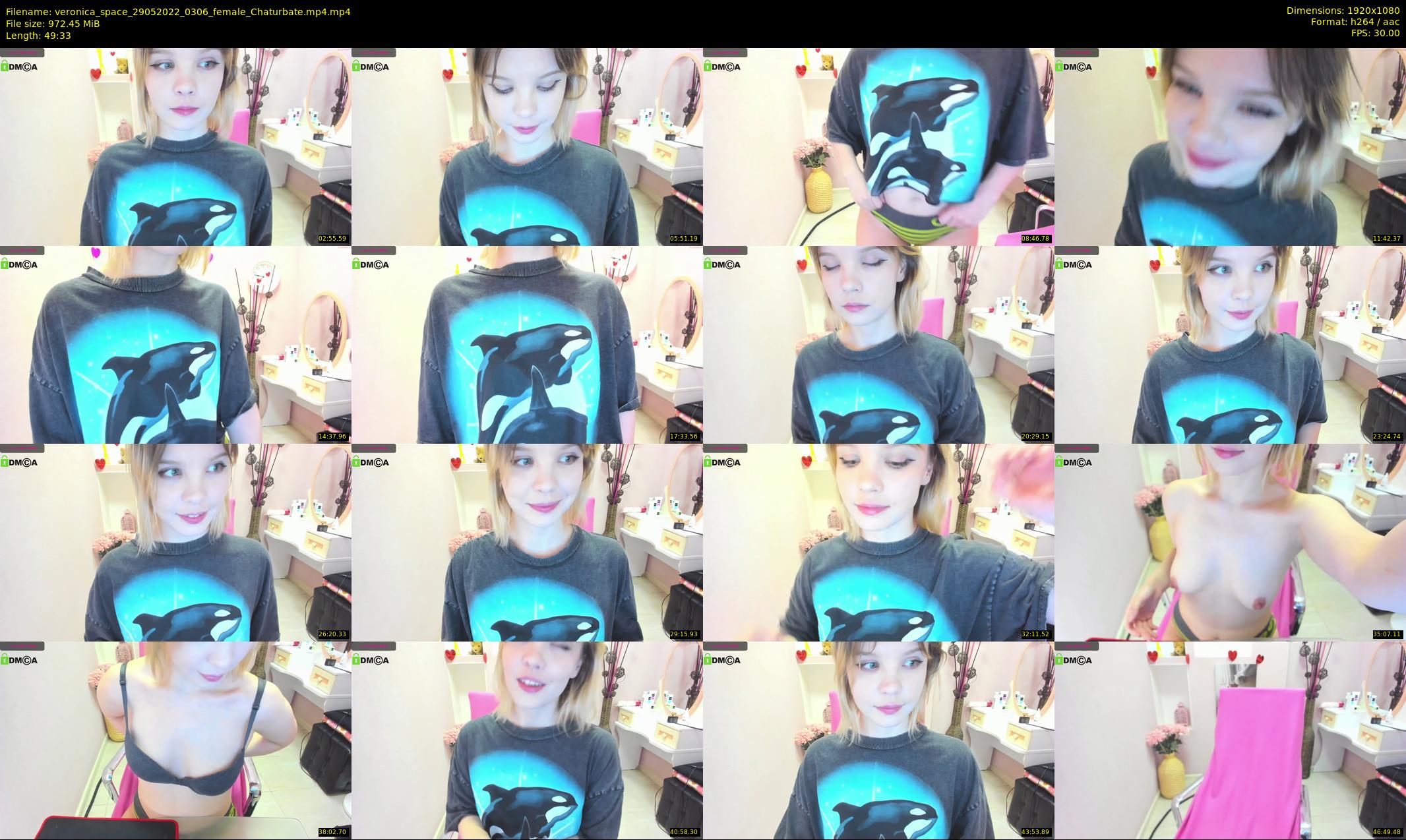 veronica_space — 50 minute Chaturbate female cam show recording, 1080p, May 29, 2022
