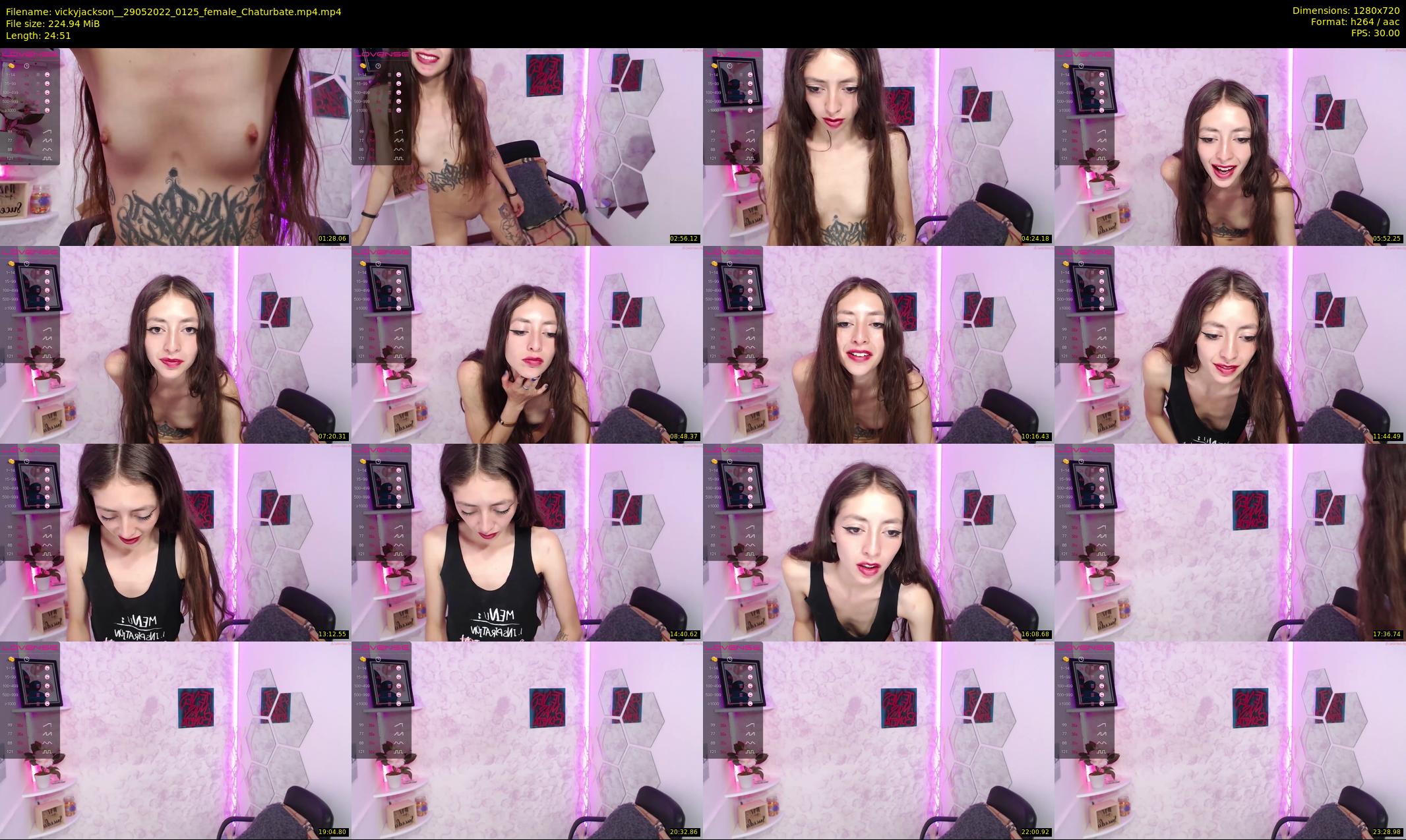 vickyjackson_ — 25 minute Chaturbate female cam show recording, 720p, May 29, 2022