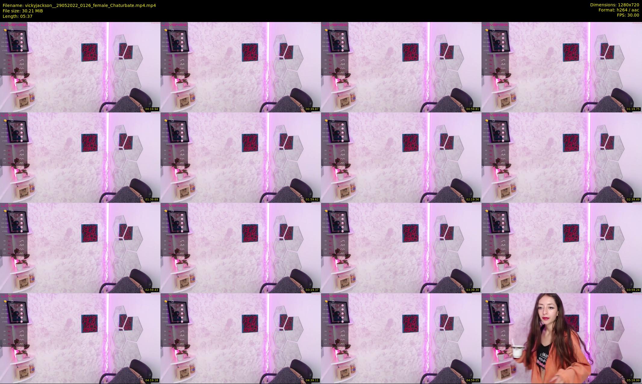 vickyjackson_ — 6 minute Chaturbate female cam show recording, 720p, May 29, 2022