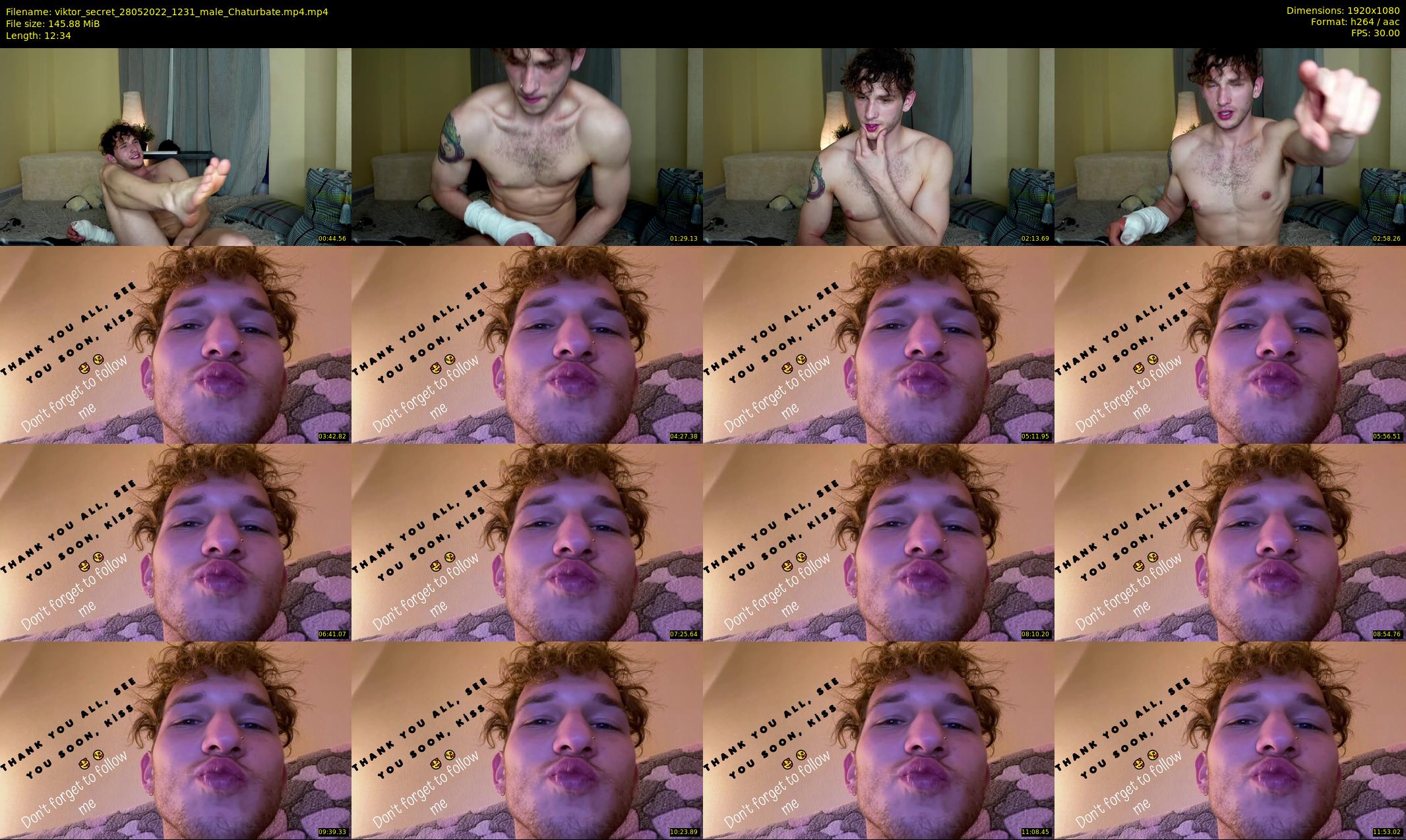 viktor_secret — 13 minute Chaturbate male cam show recording, 1080p, May 28, 2022
