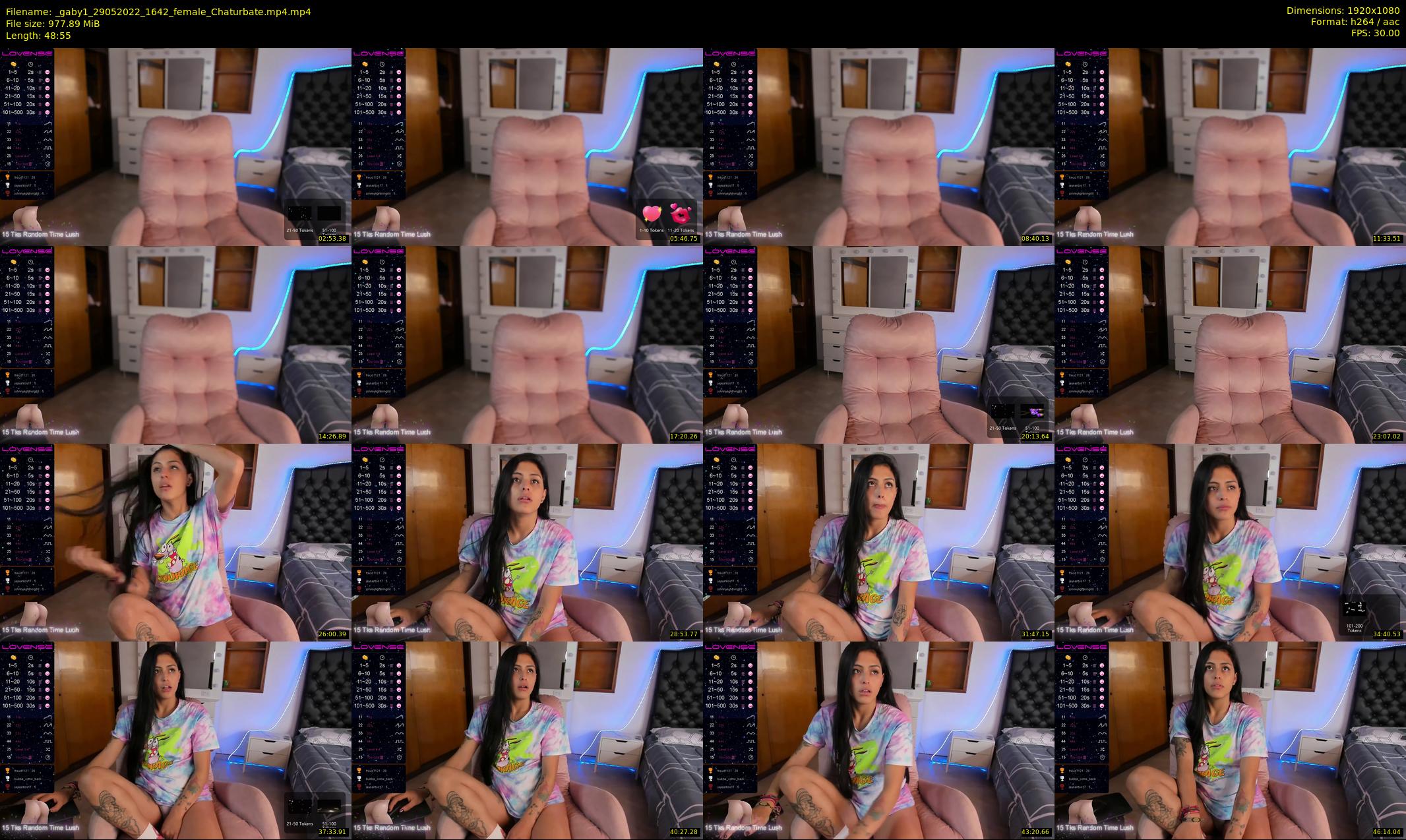 _gaby1 — 49 minute Chaturbate female cam show recording, 1080p, May 29, 2022