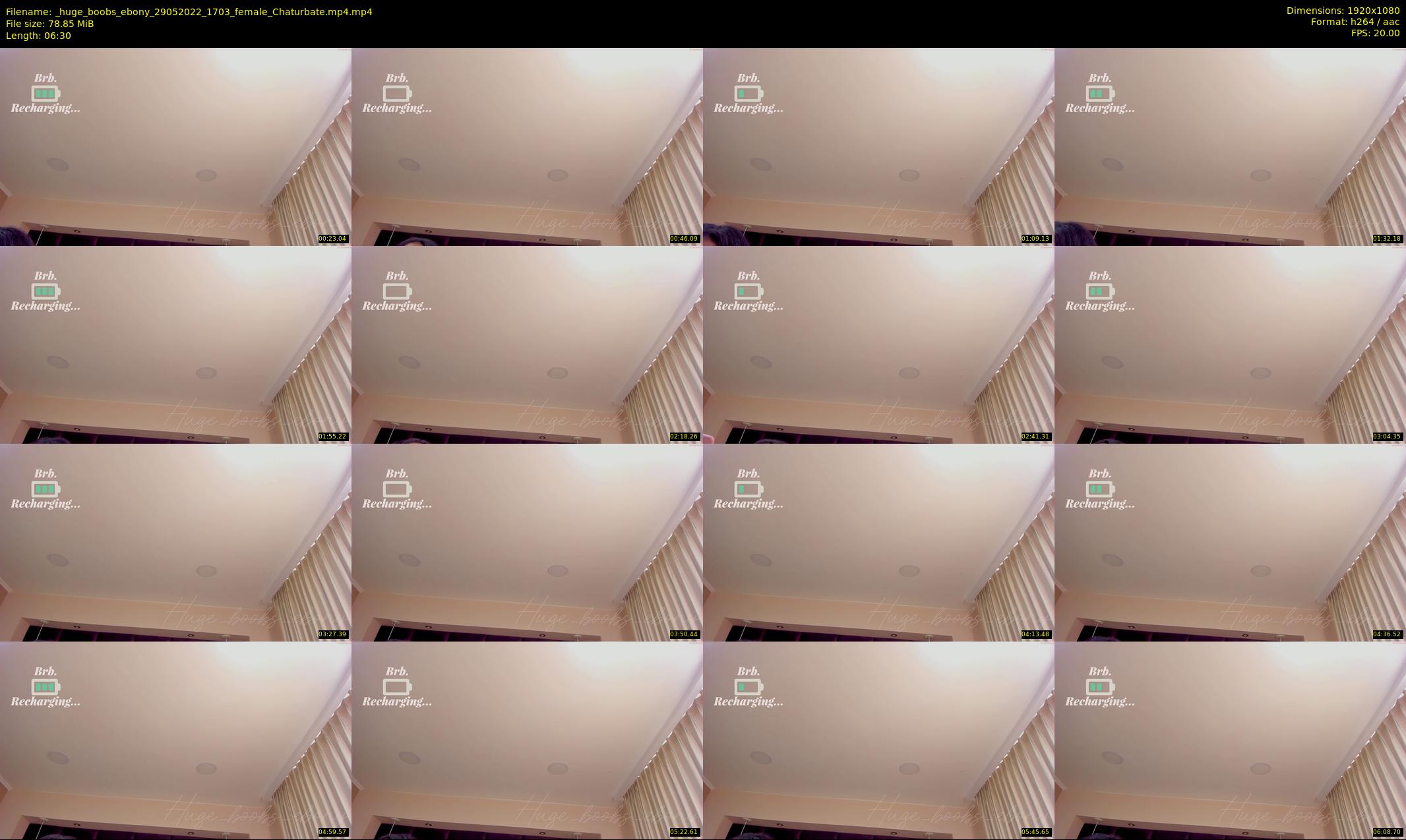 _huge_boobs_ebony — 7 minute Chaturbate female cam show recording, 1080p, May 29, 2022