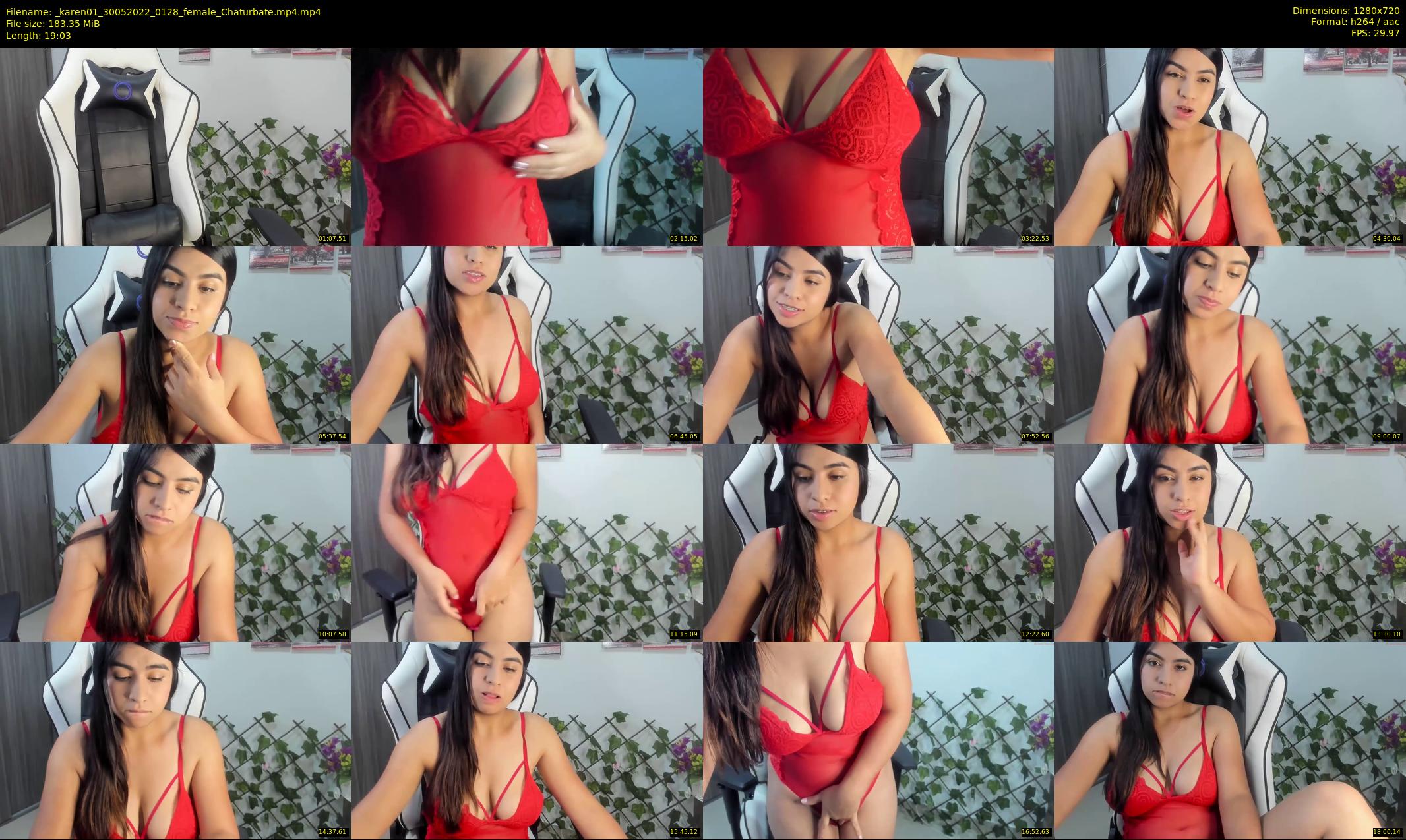 _karen01 — 20 minute Chaturbate female cam show recording, 720p, May 30, 2022