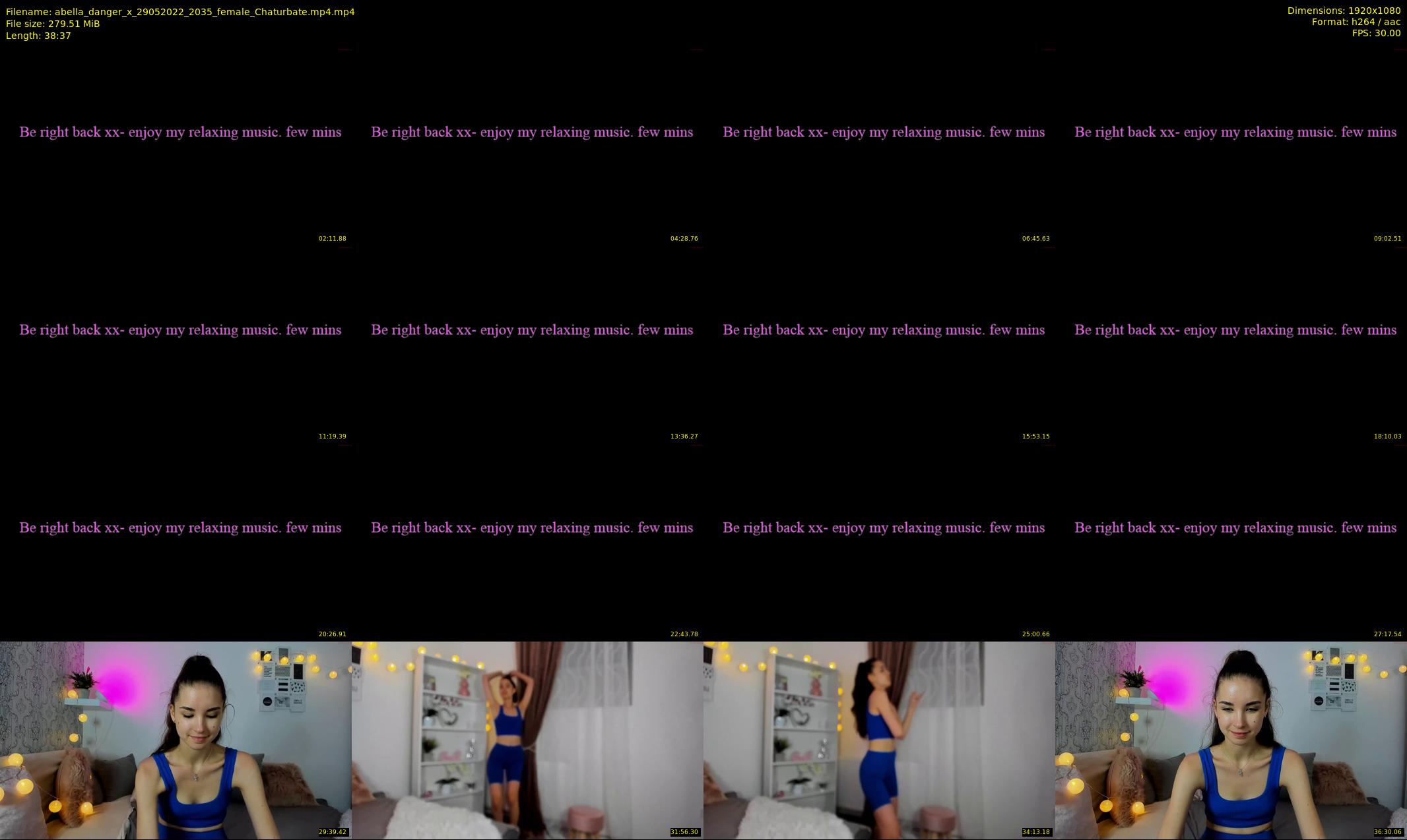 abella_danger_x — 39 minute Chaturbate female cam show recording, 1080p, May 29, 2022