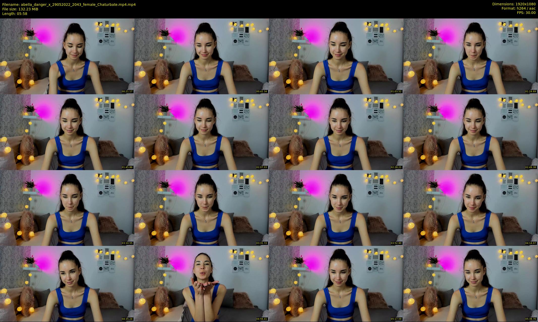 abella_danger_x — 6 minute Chaturbate female cam show recording, 1080p, May 29, 2022