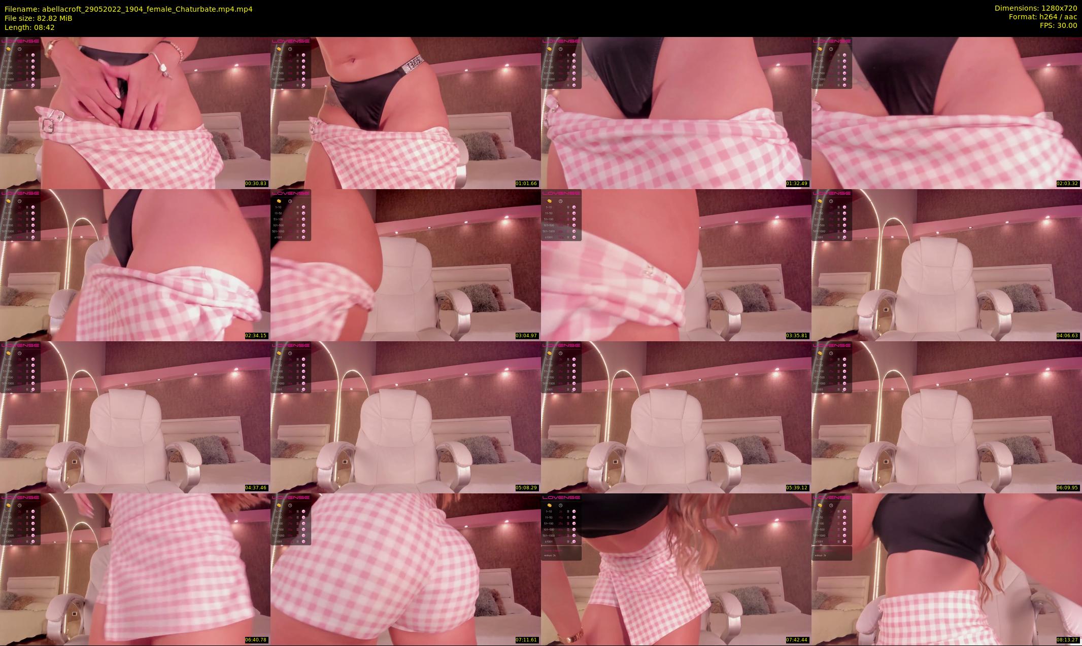 abellacroft — 9 minute Chaturbate female cam show recording, 720p, May 29, 2022