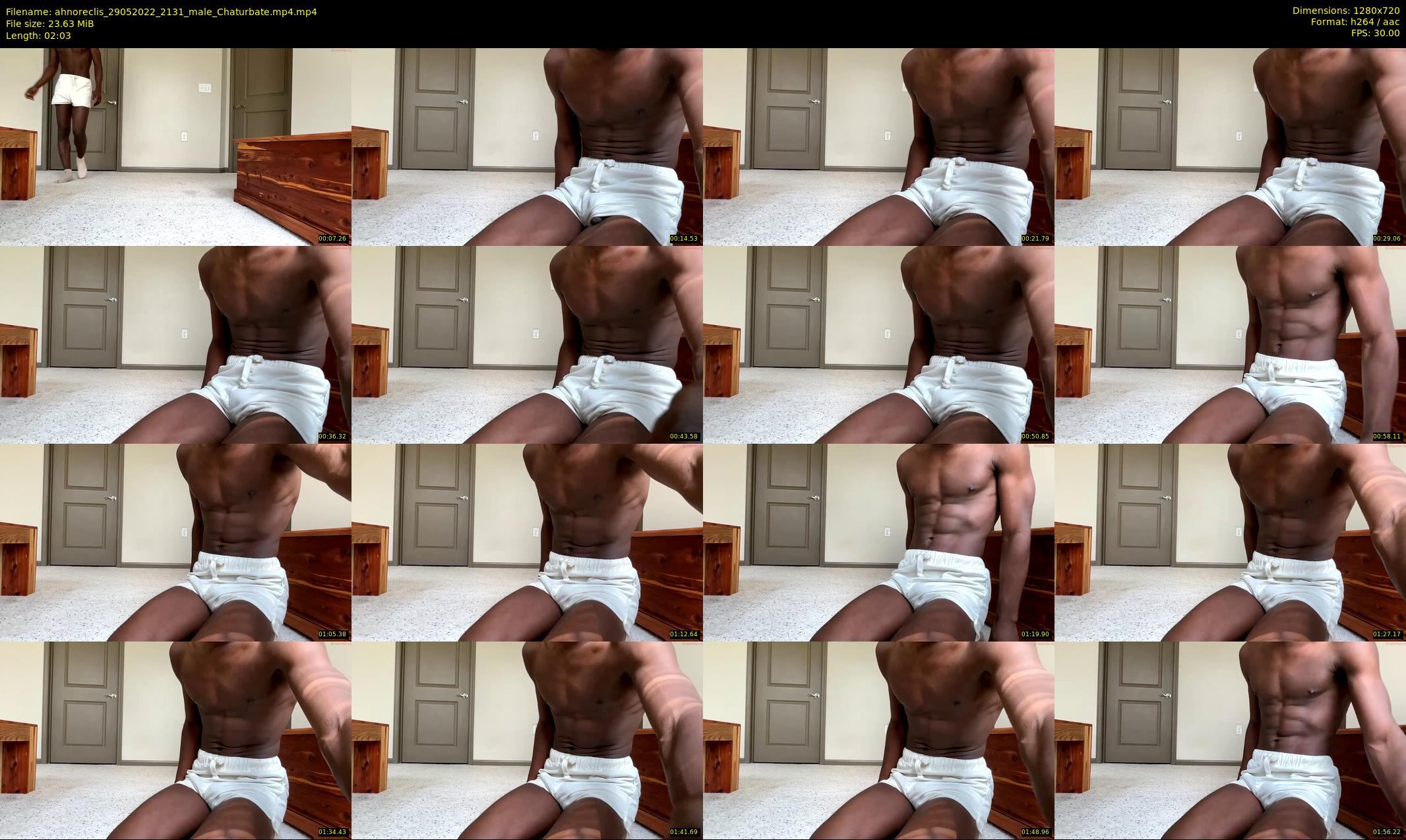 ahnoreclis — 3 minute Chaturbate male cam show recording, 720p, May 29, 2022
