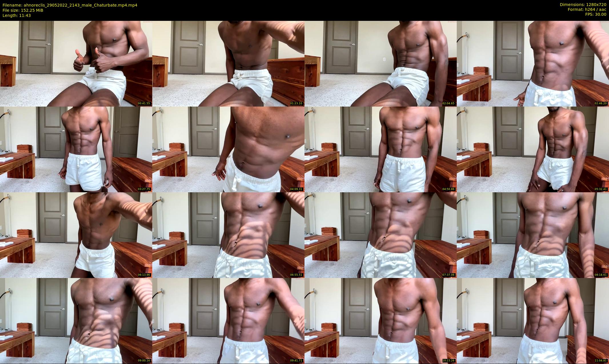 ahnoreclis — 12 minute Chaturbate male cam show recording, 720p, May 29, 2022