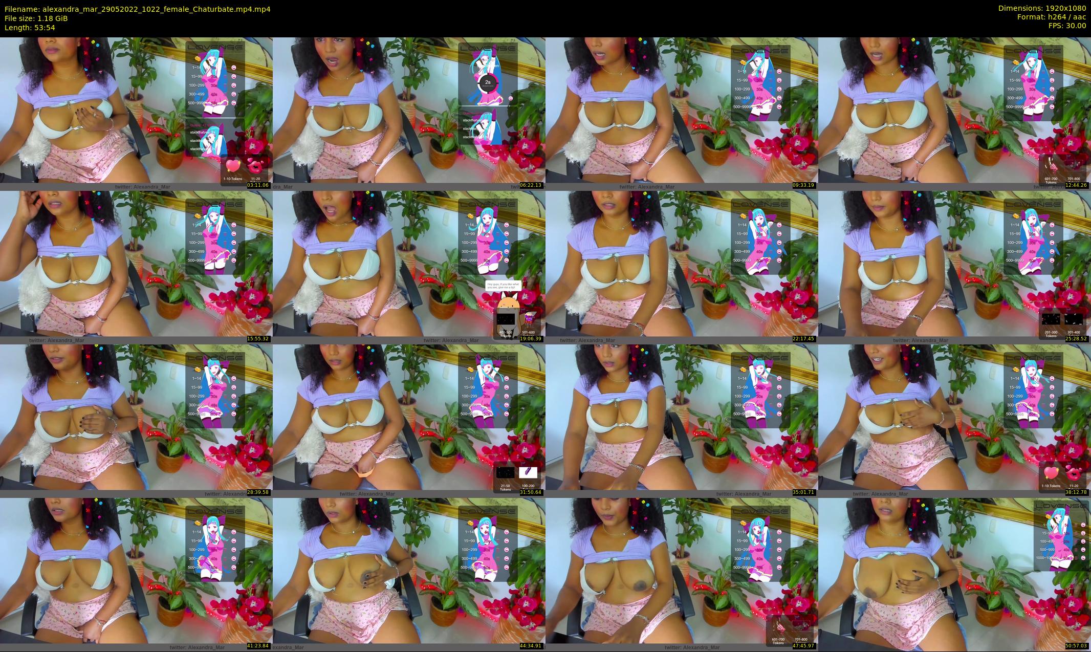 alexandra_mar — 54 minute Chaturbate female cam show recording, 1080p, May 29, 2022