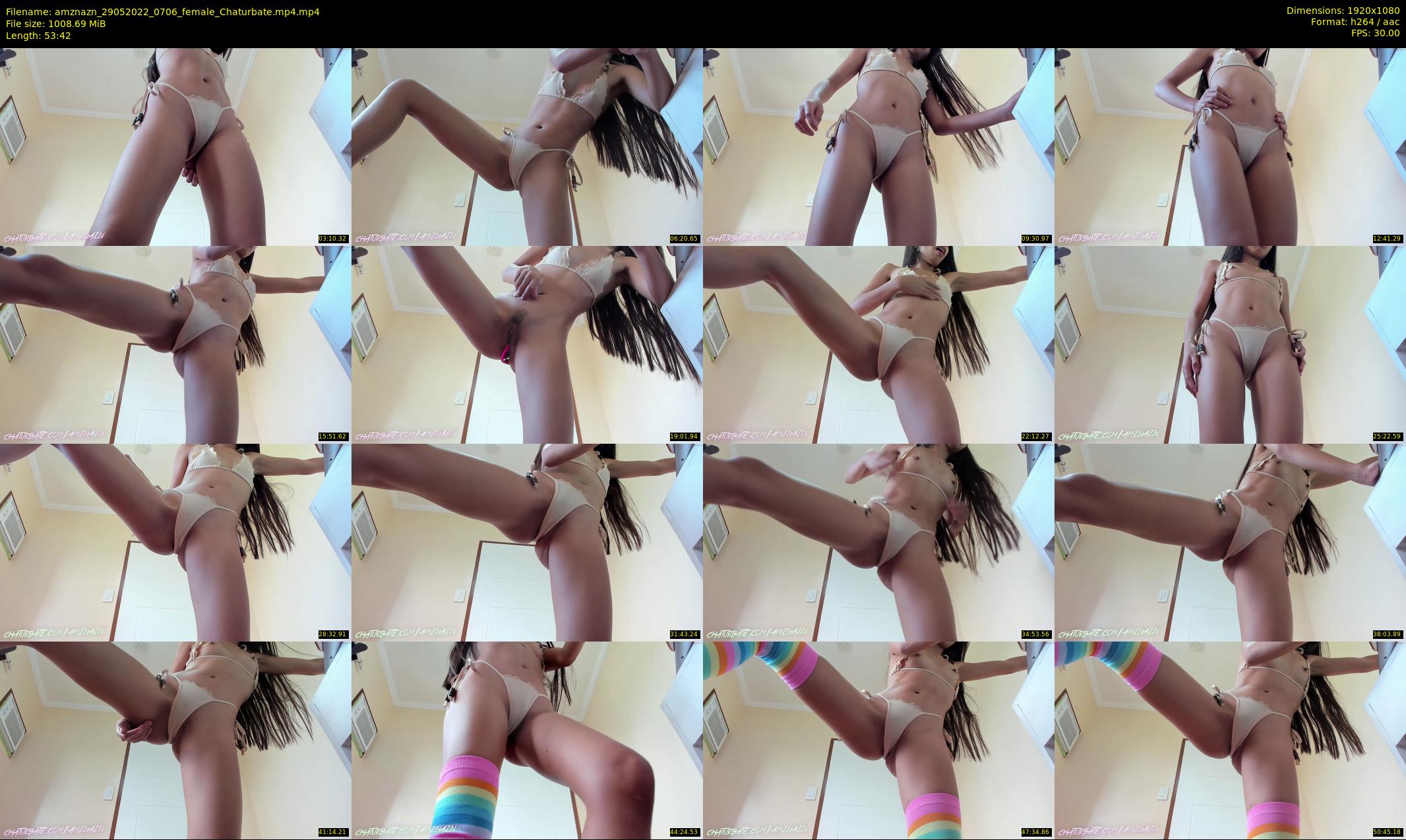 amznazn — 54 minute Chaturbate female cam show recording, 1080p, May 29, 2022