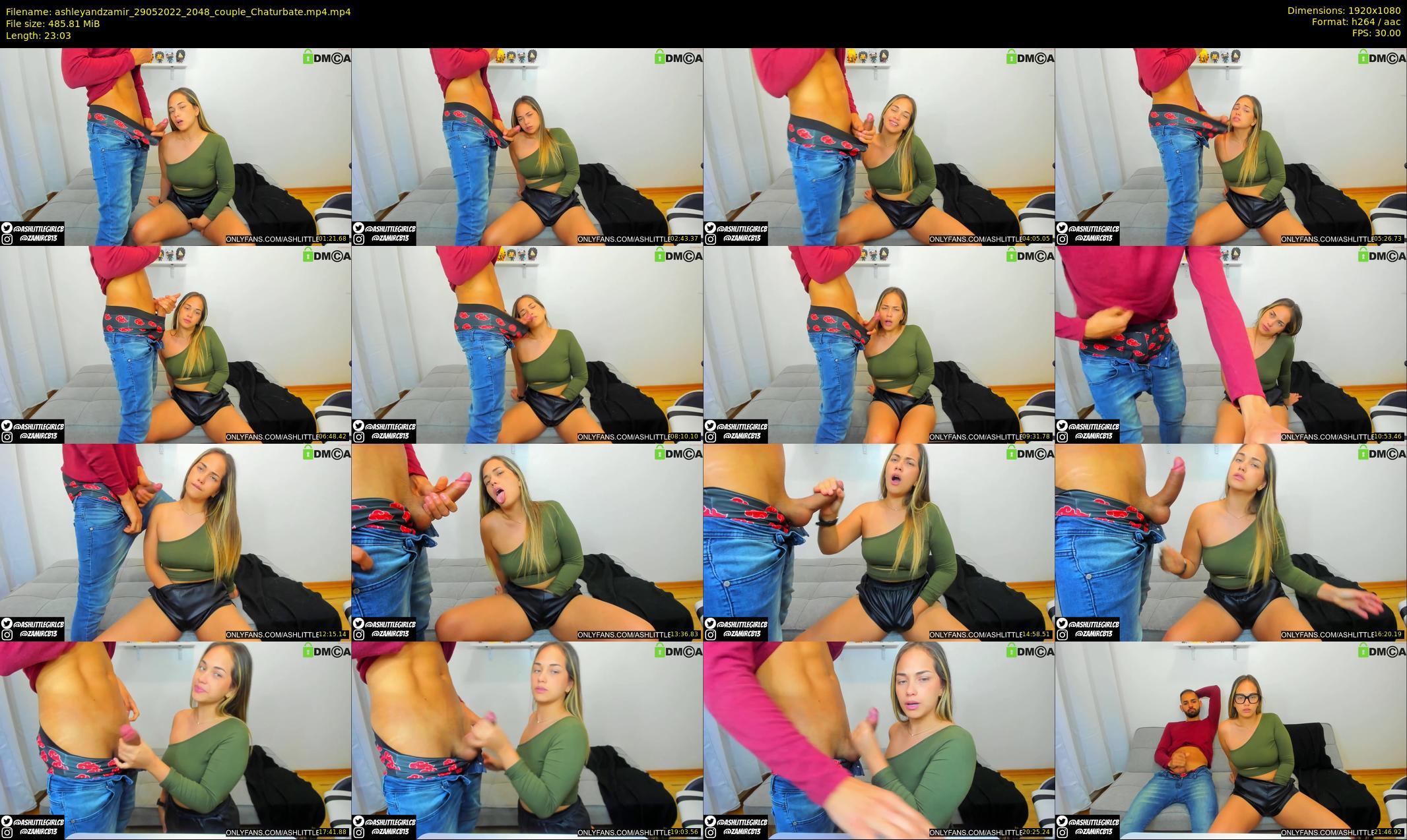 ashleyandzamir — 24 minute Chaturbate couple cam show recording, 1080p, May 29, 2022