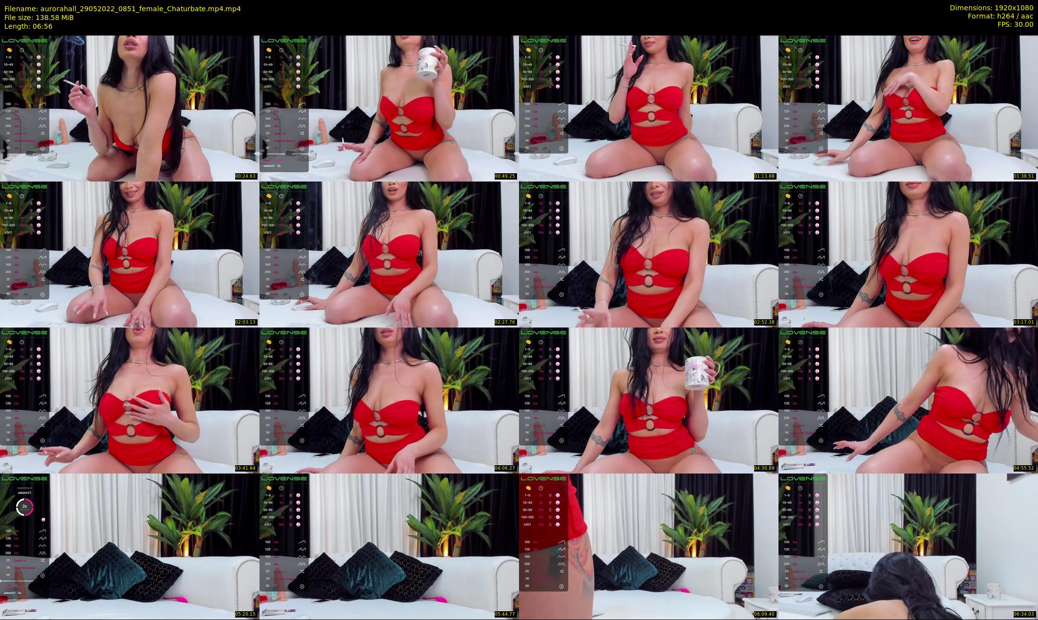 aurorahall — 7 minute Chaturbate female cam show recording, 1080p, May 29, 2022