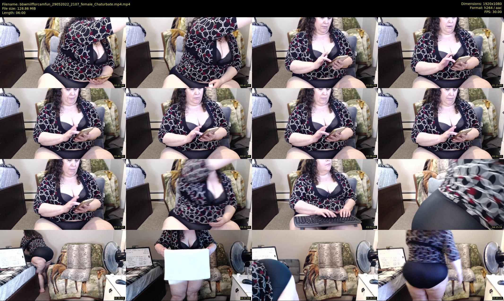 bbwmilfforcamfun — 6 minute Chaturbate female cam show recording, 1080p, May 29, 2022