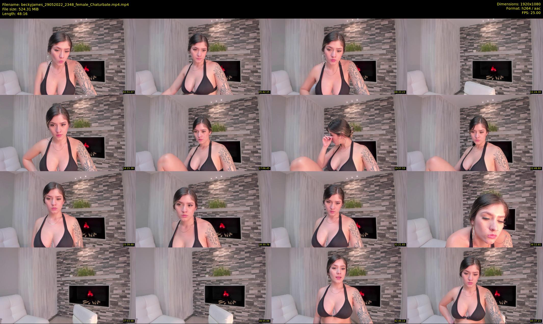 beckyjames — 49 minute Chaturbate female cam show recording, 1080p, May 29, 2022