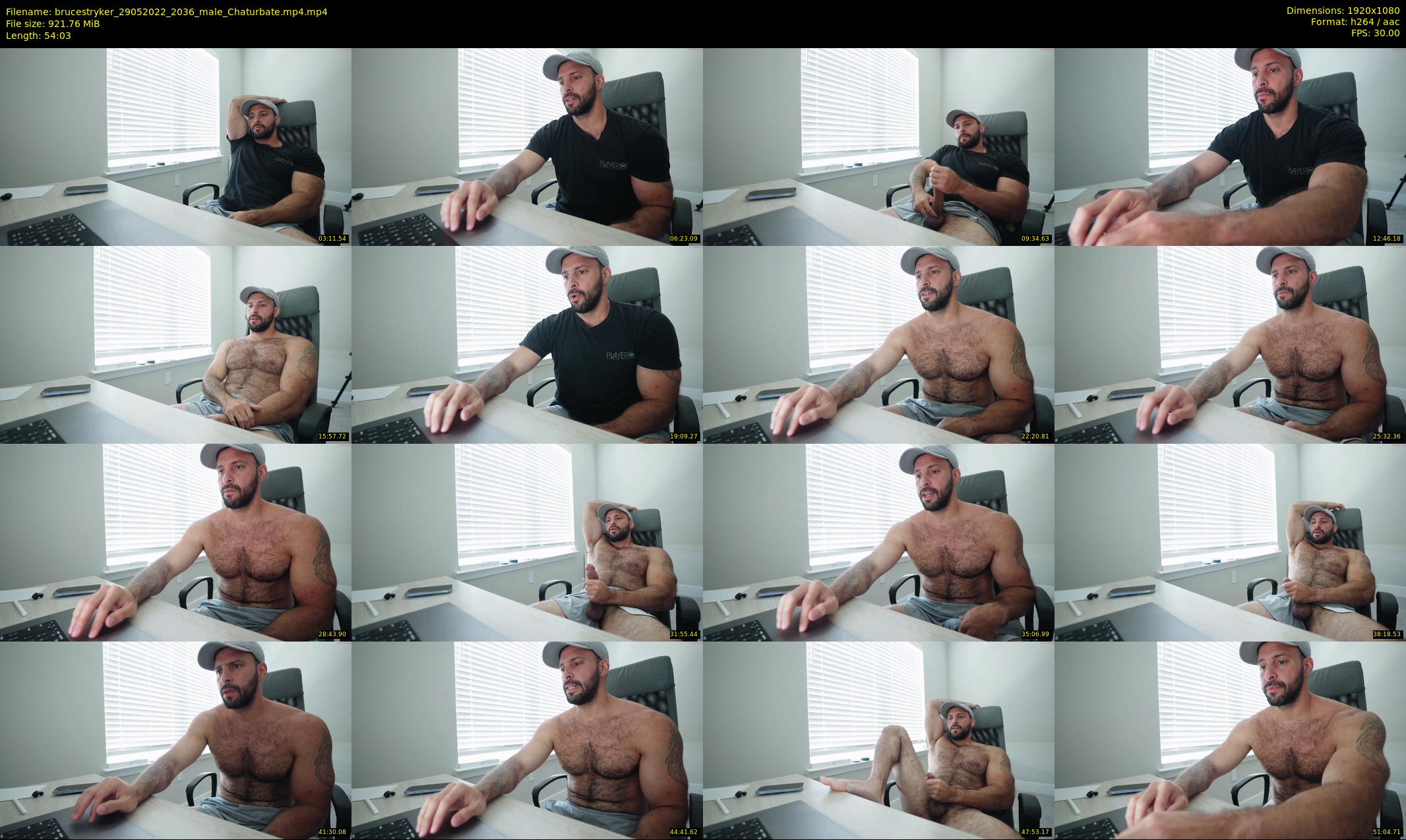 brucestryker — 55 minute Chaturbate male cam show recording, 1080p, May 29, 2022
