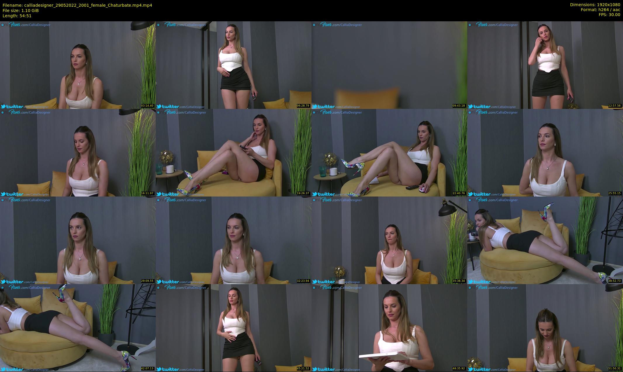 calliadesigner — 55 minute Chaturbate female cam show recording, 1080p, May 29, 2022