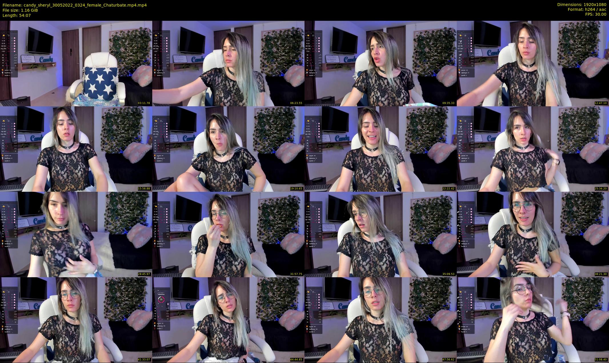 candy_sheryl — 55 minute Chaturbate female cam show recording, 1080p, May 30, 2022
