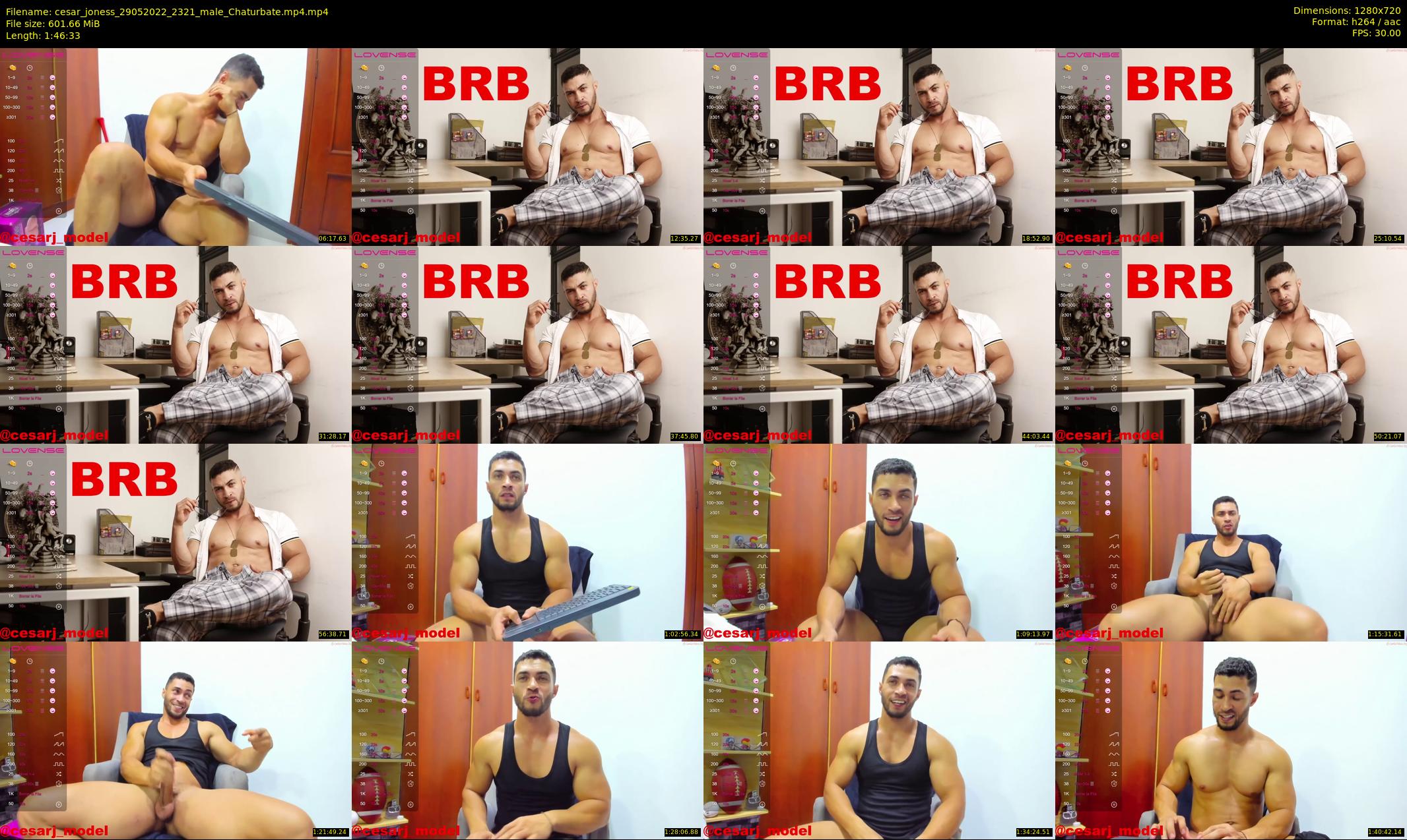 cesar_joness — 107 minute Chaturbate male cam show recording, 720p, May 29, 2022