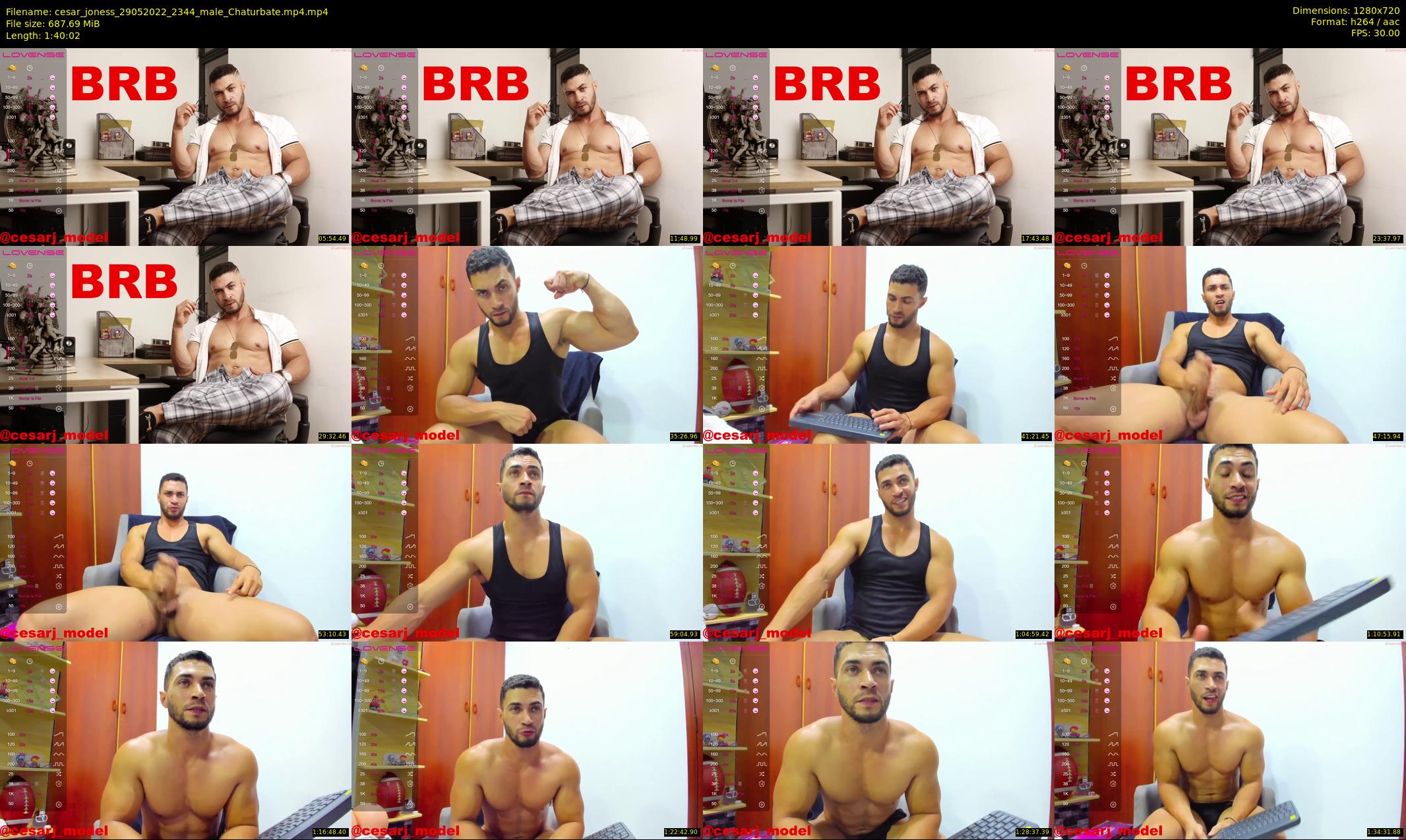 cesar_joness — 101 minute Chaturbate male cam show recording, 720p, May 29, 2022