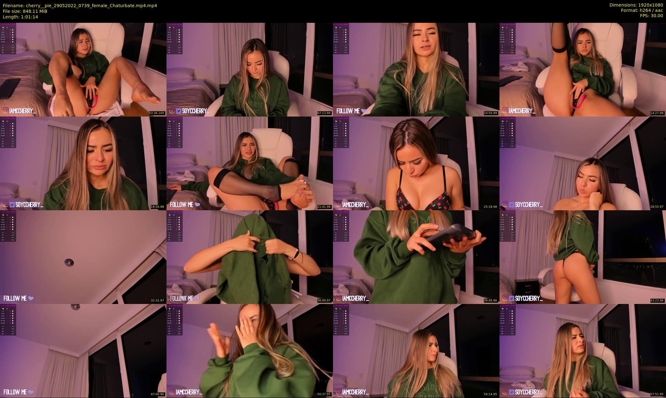 cherry__pie — 62 minute Chaturbate female cam show recording, 1080p, May 29, 2022