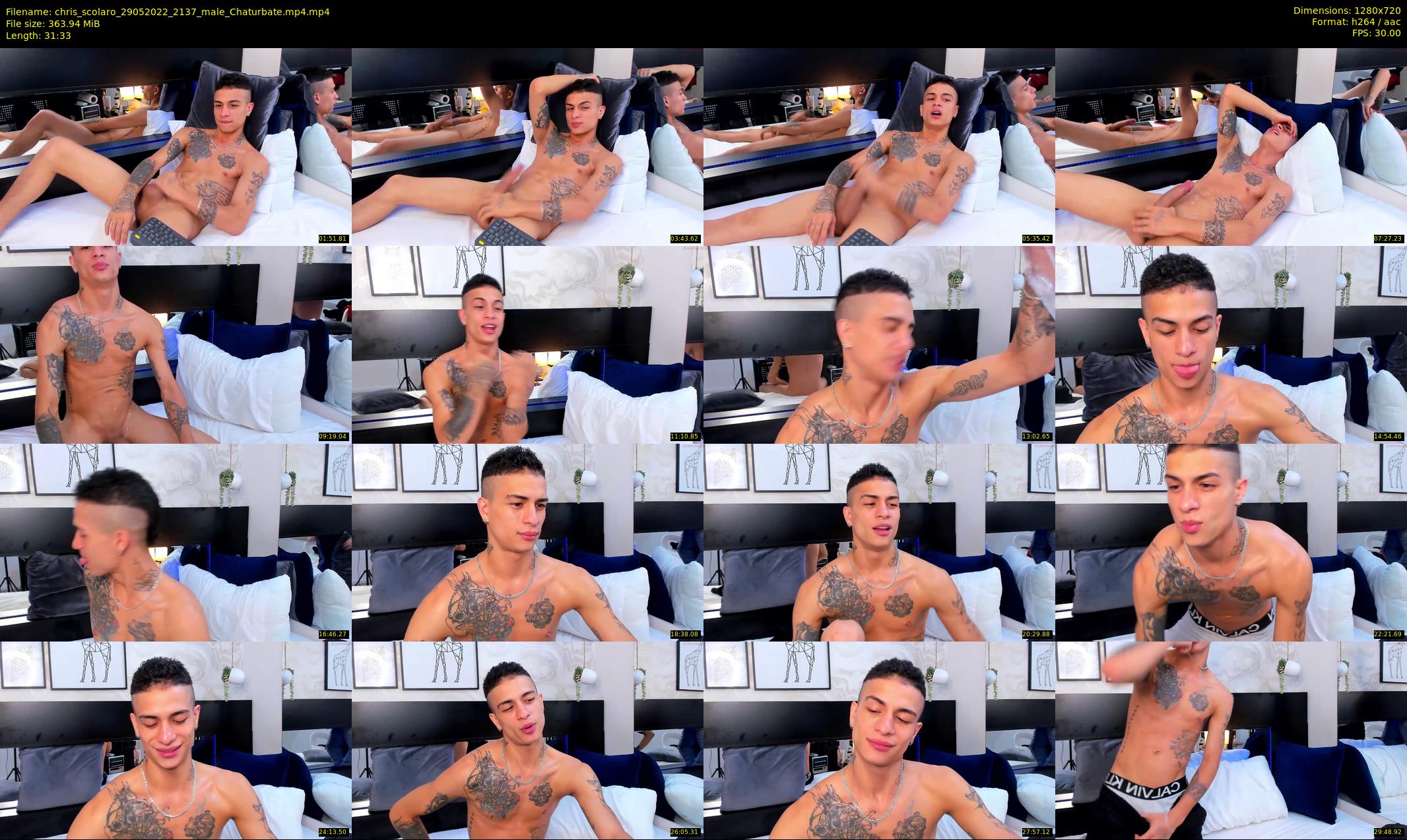 chris_scolaro — 32 minute Chaturbate male cam show recording, 720p, May 29, 2022