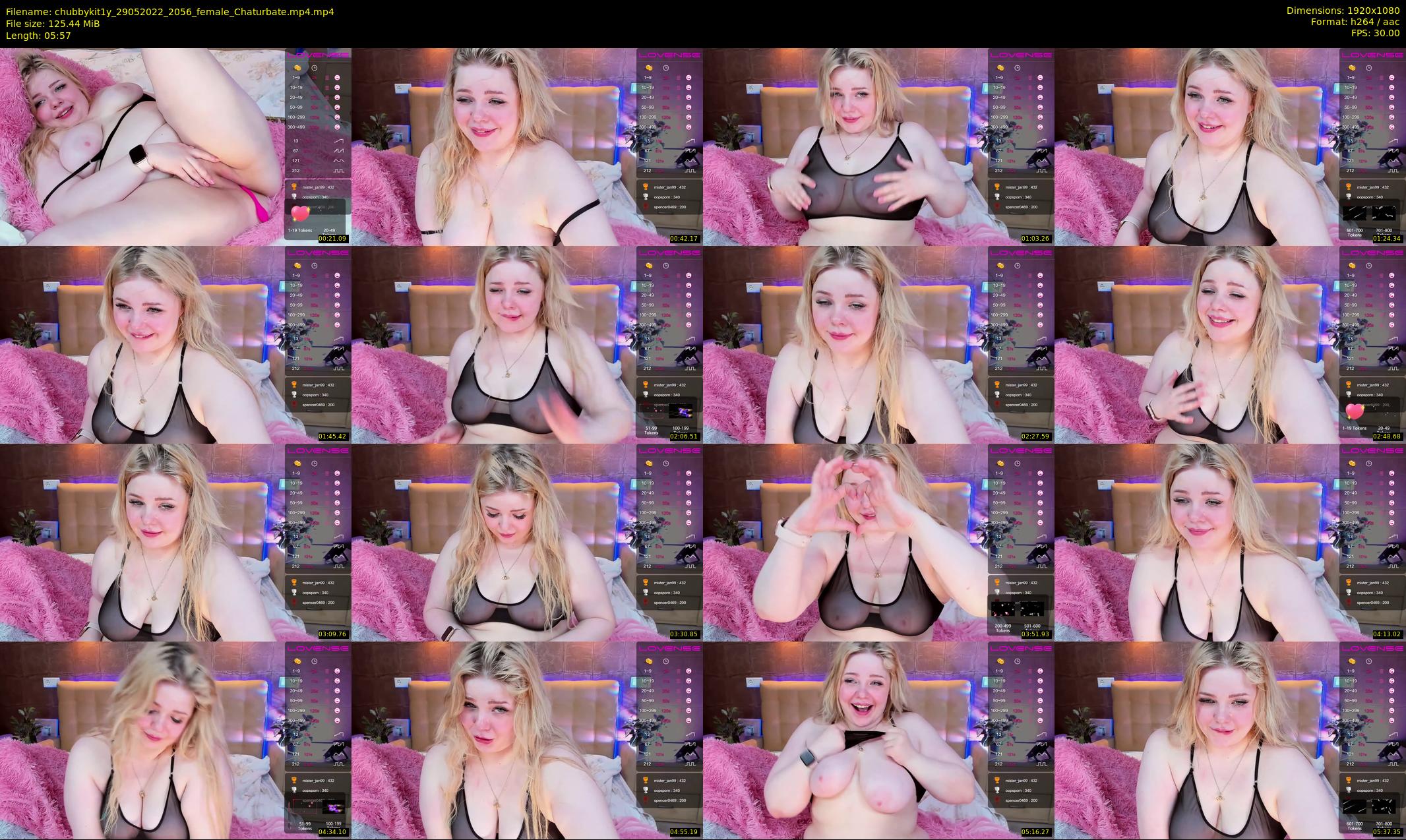 chubbykit1y — 6 minute Chaturbate female cam show recording, 1080p, May 29, 2022