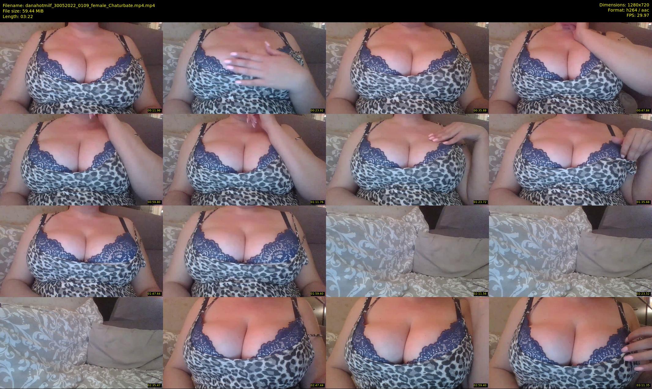 danahotmilf — 4 minute Chaturbate female cam show recording, 720p, May 30, 2022