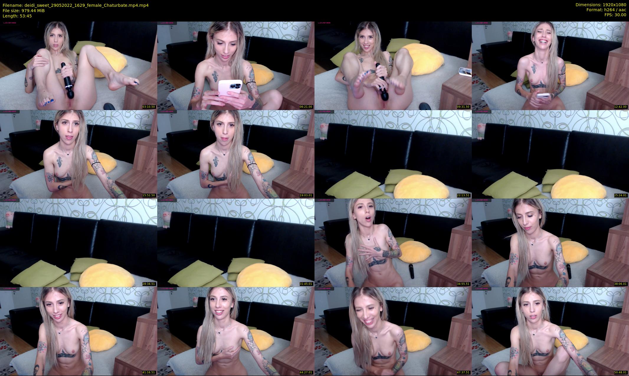 deidi_sweet — 54 minute Chaturbate female cam show recording, 1080p, May 29, 2022