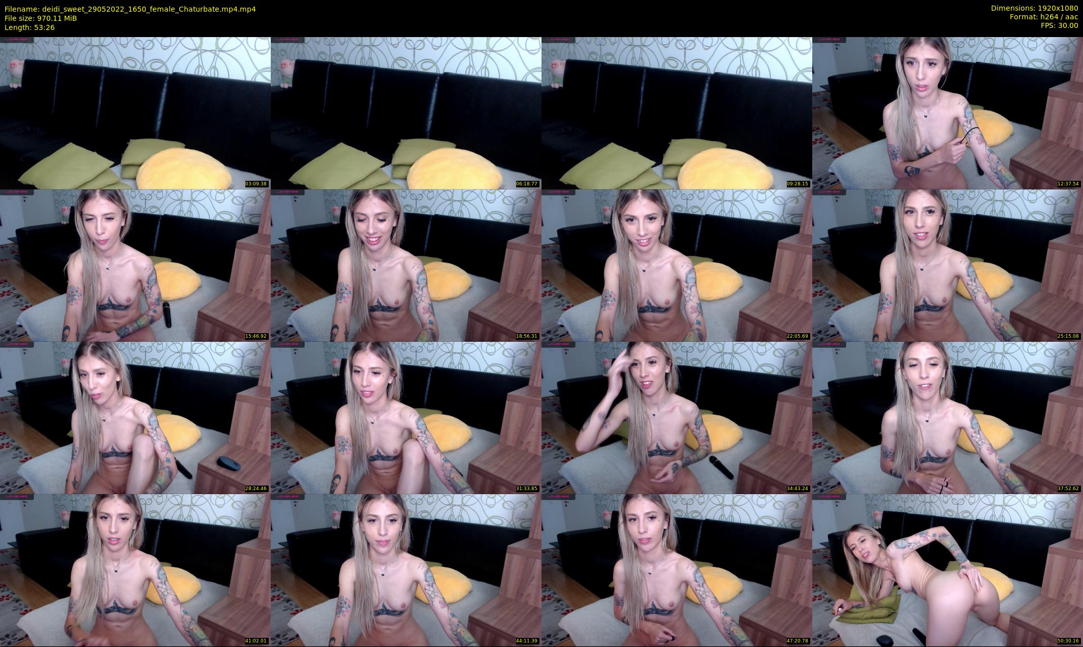 deidi_sweet — 54 minute Chaturbate female cam show recording, 1080p, May 29, 2022