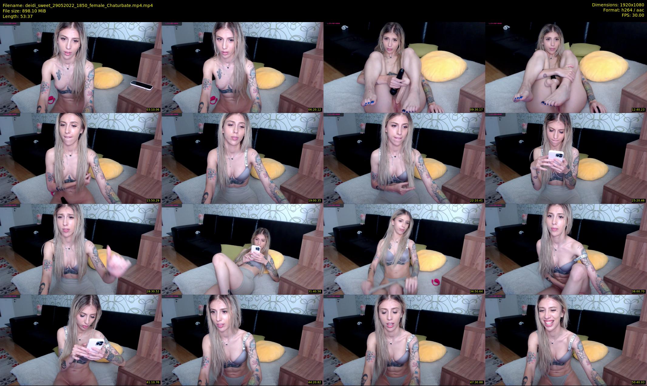 deidi_sweet — 54 minute Chaturbate female cam show recording, 1080p, May 29, 2022