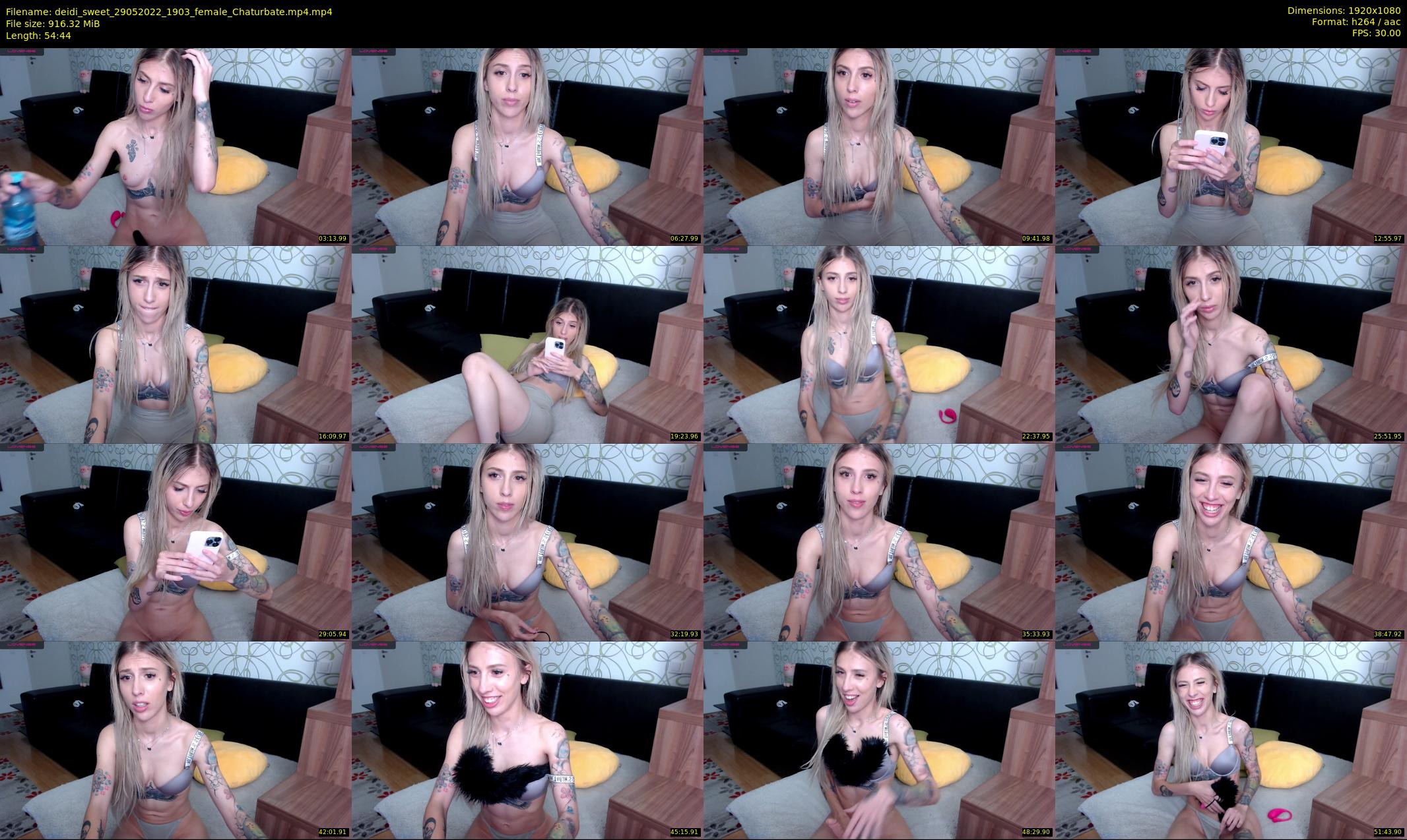 deidi_sweet — 55 minute Chaturbate female cam show recording, 1080p, May 29, 2022