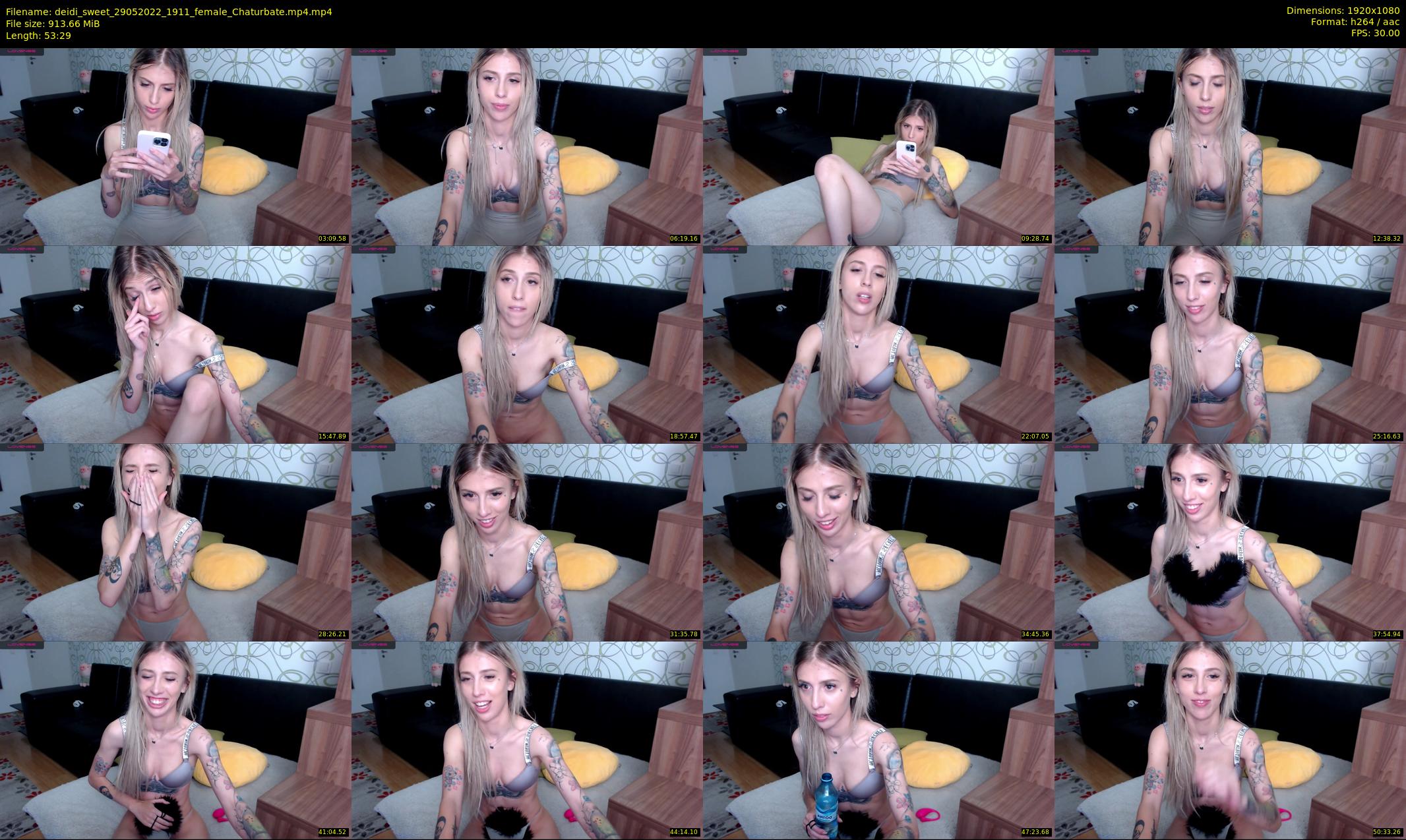 deidi_sweet — 54 minute Chaturbate female cam show recording, 1080p, May 29, 2022