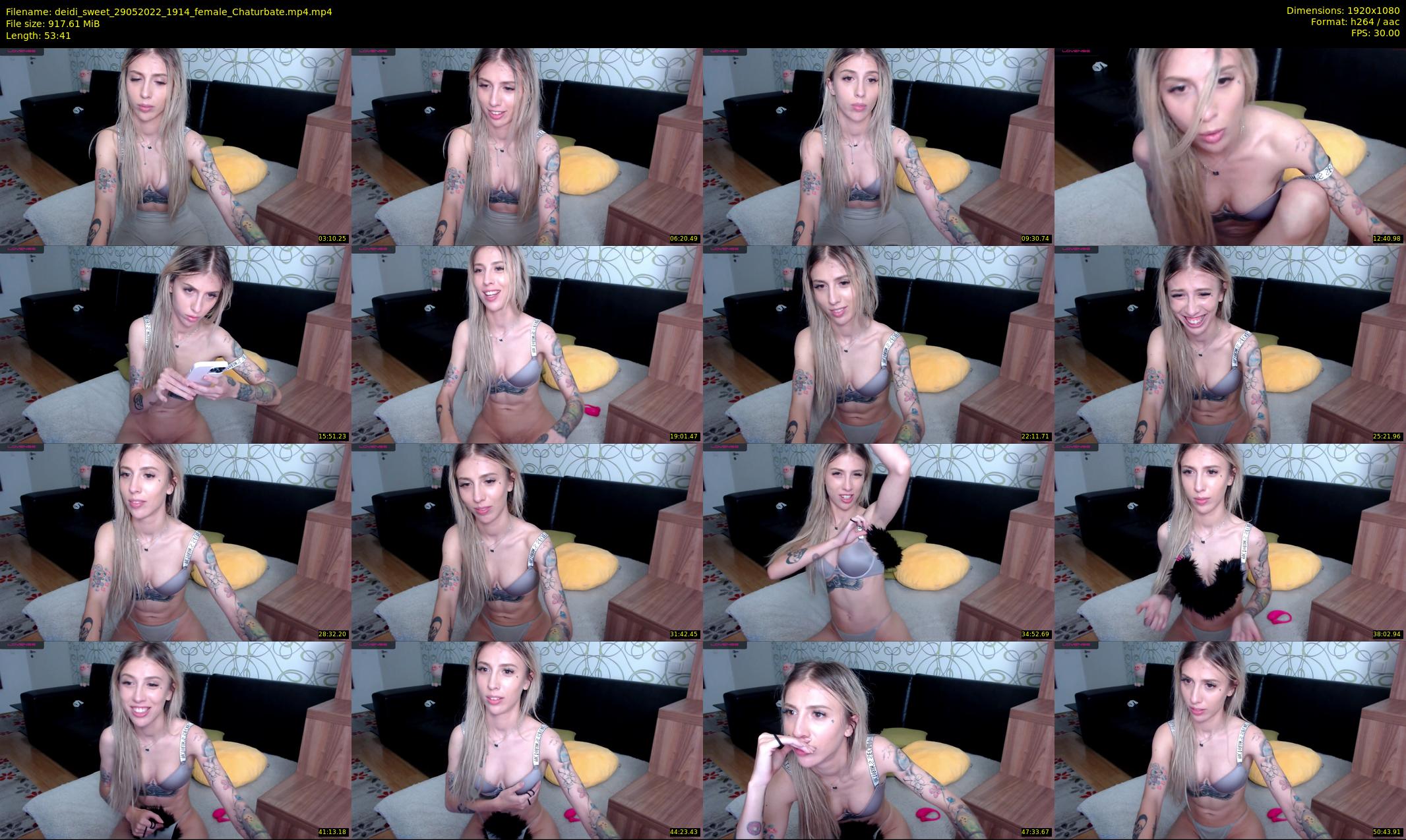 deidi_sweet — 54 minute Chaturbate female cam show recording, 1080p, May 29, 2022