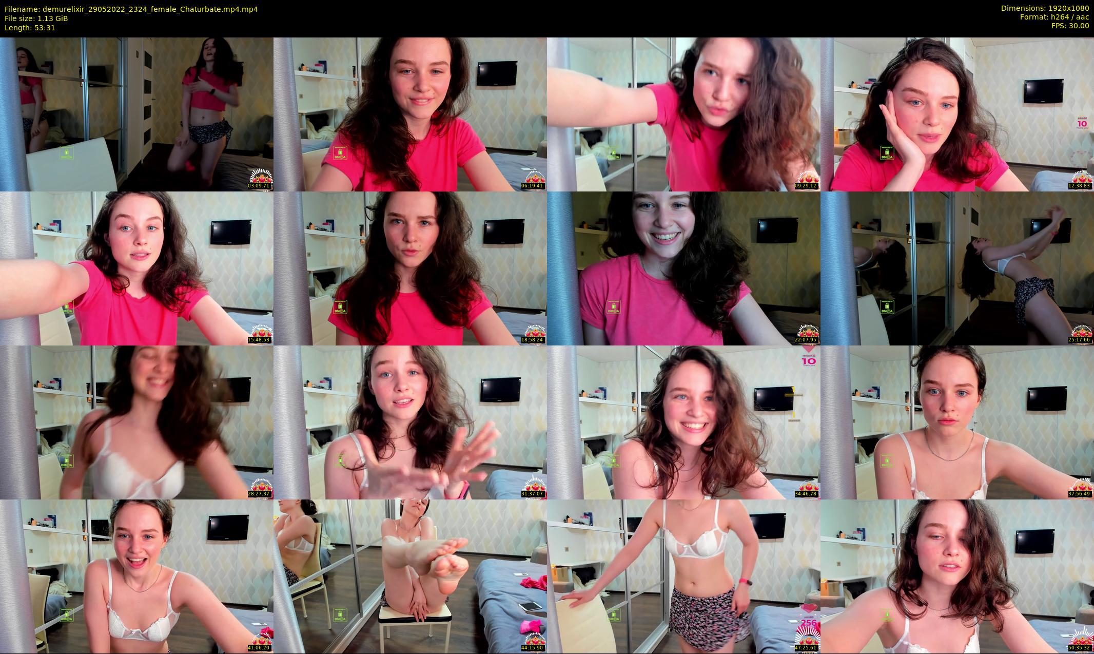 demurelixir — 54 minute Chaturbate female cam show recording, 1080p, May 29, 2022