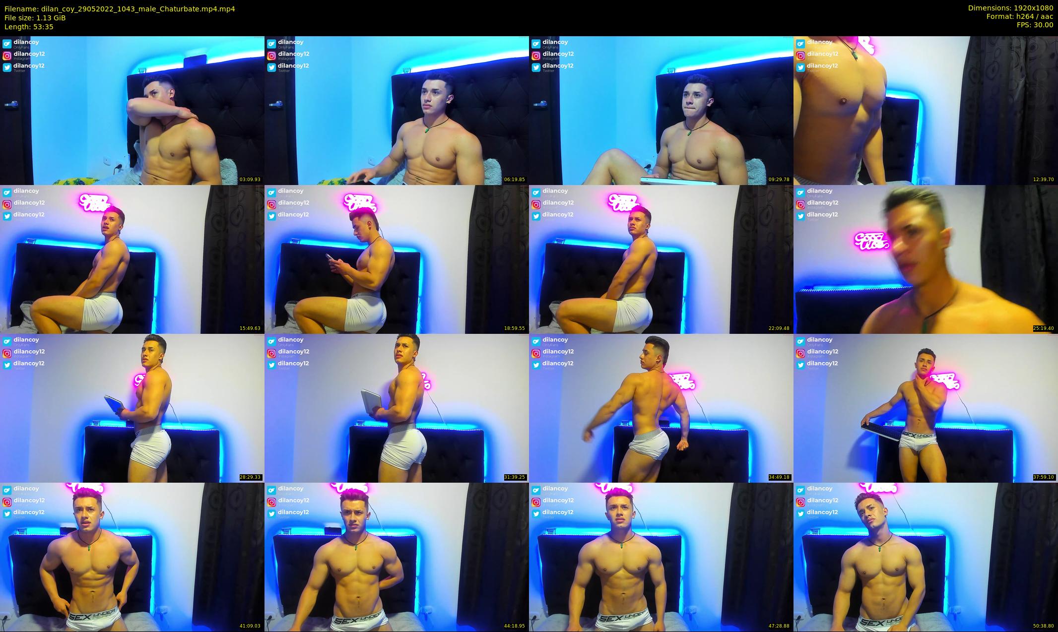 dilan_coy — 54 minute Chaturbate male cam show recording, 1080p, May 29, 2022
