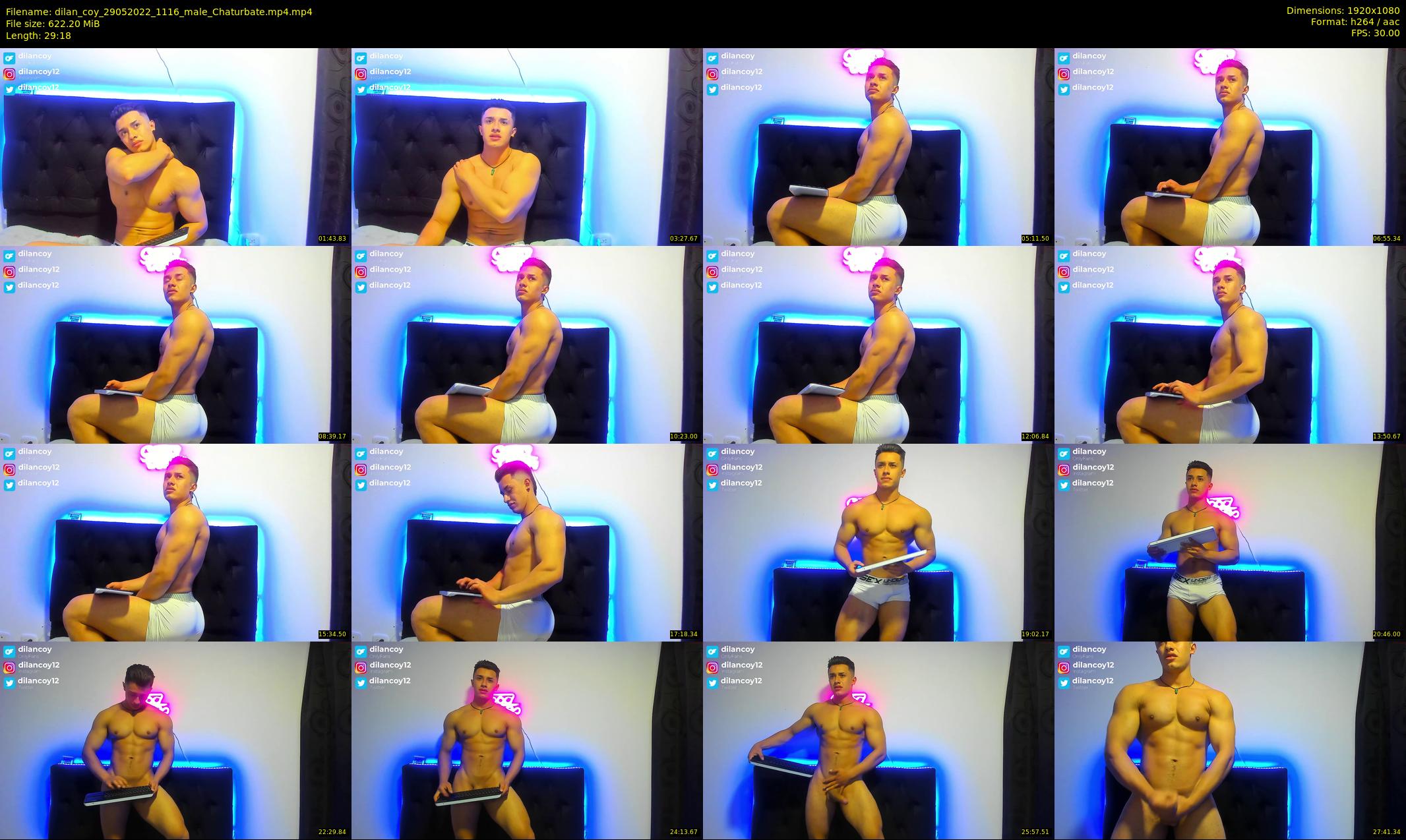 dilan_coy — 30 minute Chaturbate male cam show recording, 1080p, May 29, 2022