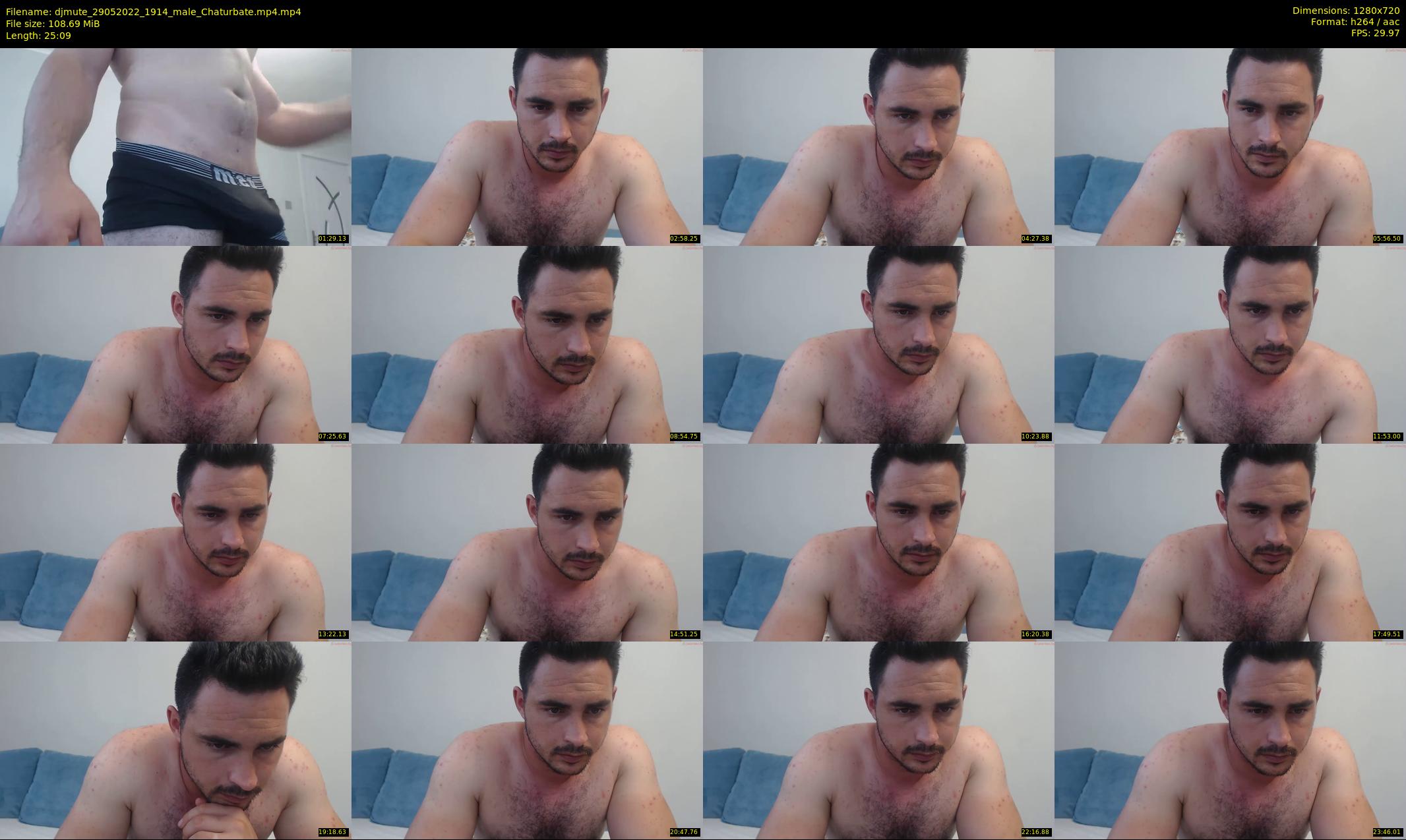 djmute — 26 minute Chaturbate male cam show recording, 720p, May 29, 2022