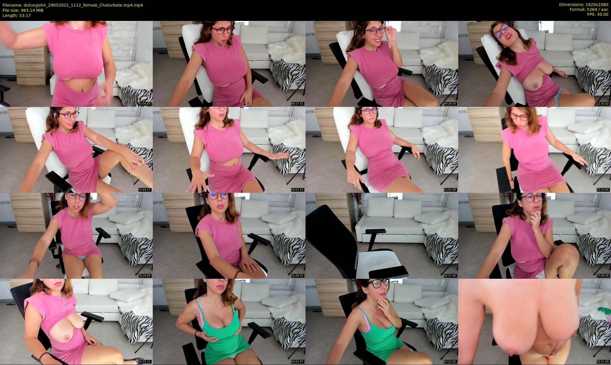 dulceyjohn — 54 minute Chaturbate female cam show recording, 1080p, May 29, 2022