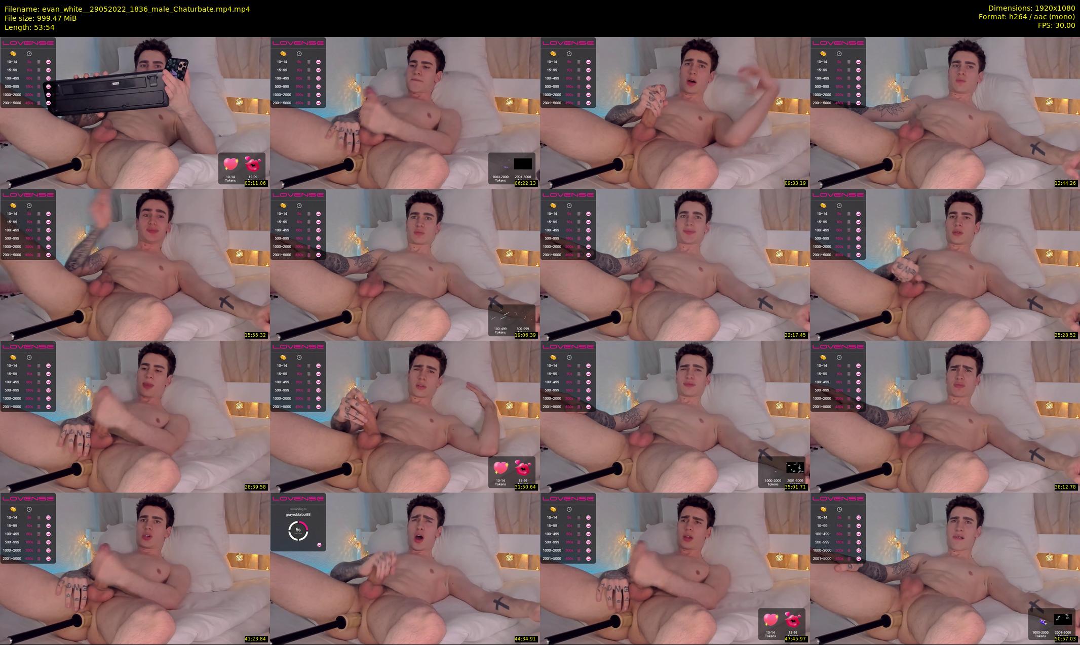 evan_white_ — 54 minute Chaturbate male cam show recording, 1080p, May 29, 2022