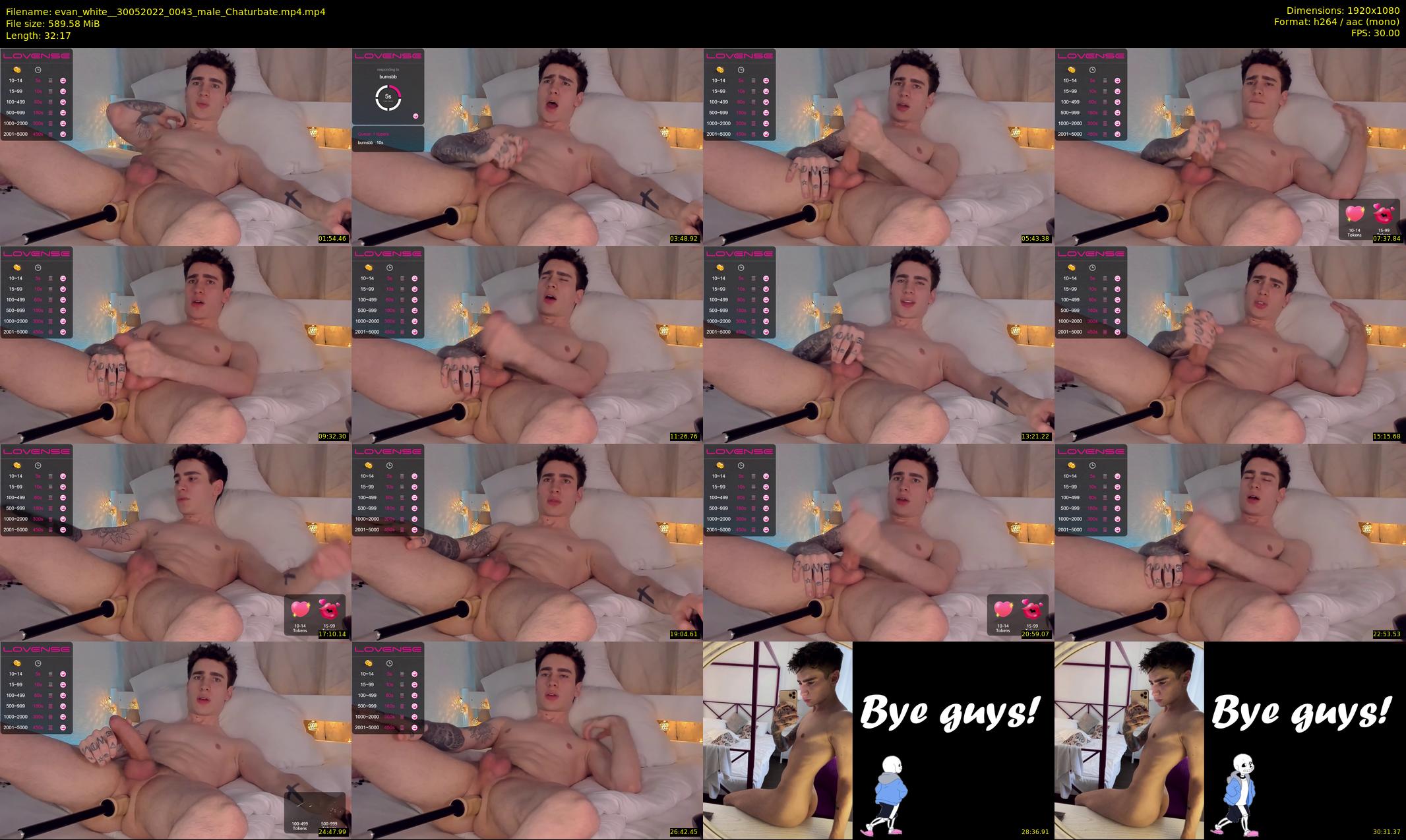 evan_white_ — 33 minute Chaturbate male cam show recording, 1080p, May 30, 2022
