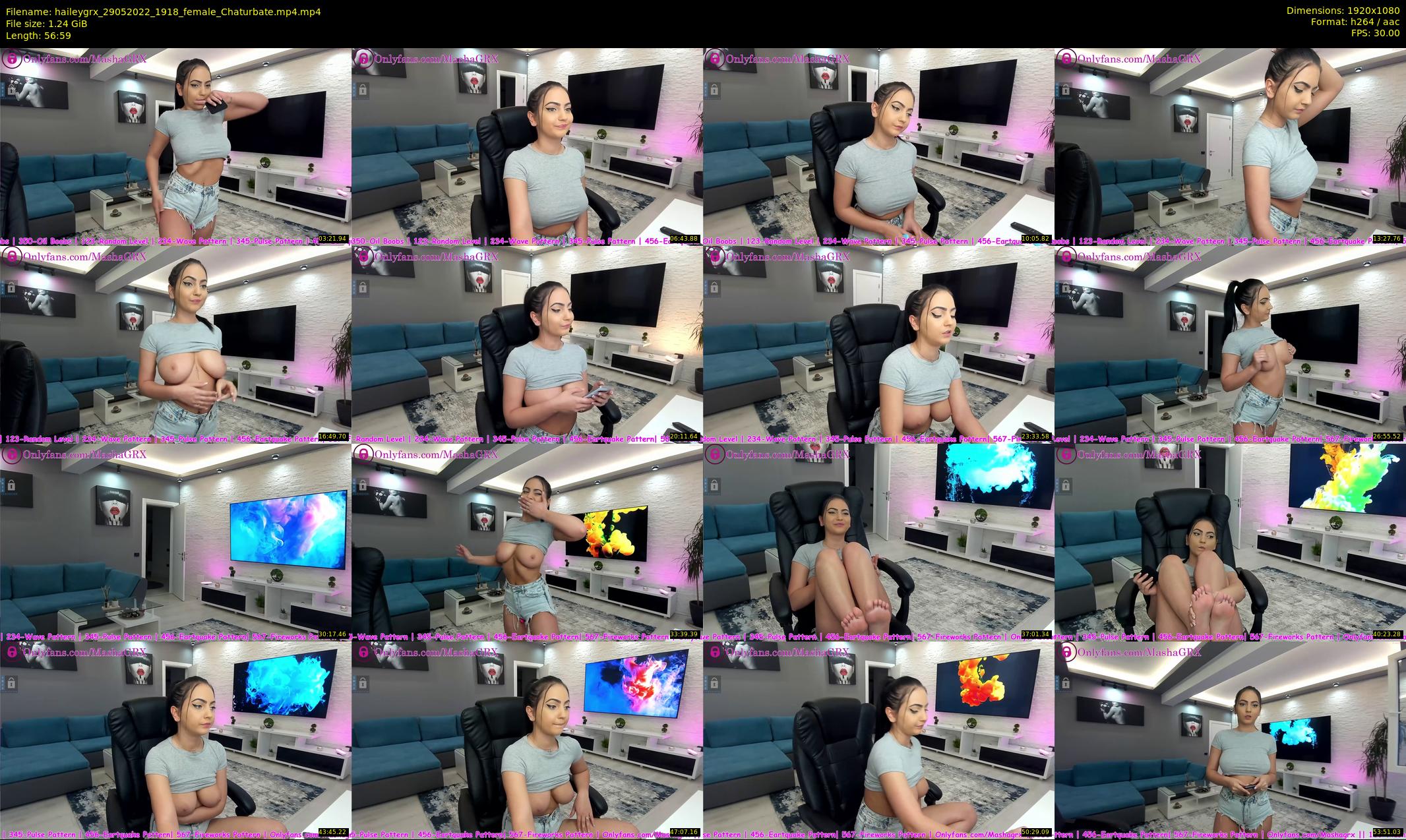 haileygrx — 57 minute Chaturbate female cam show recording, 1080p, May 29, 2022