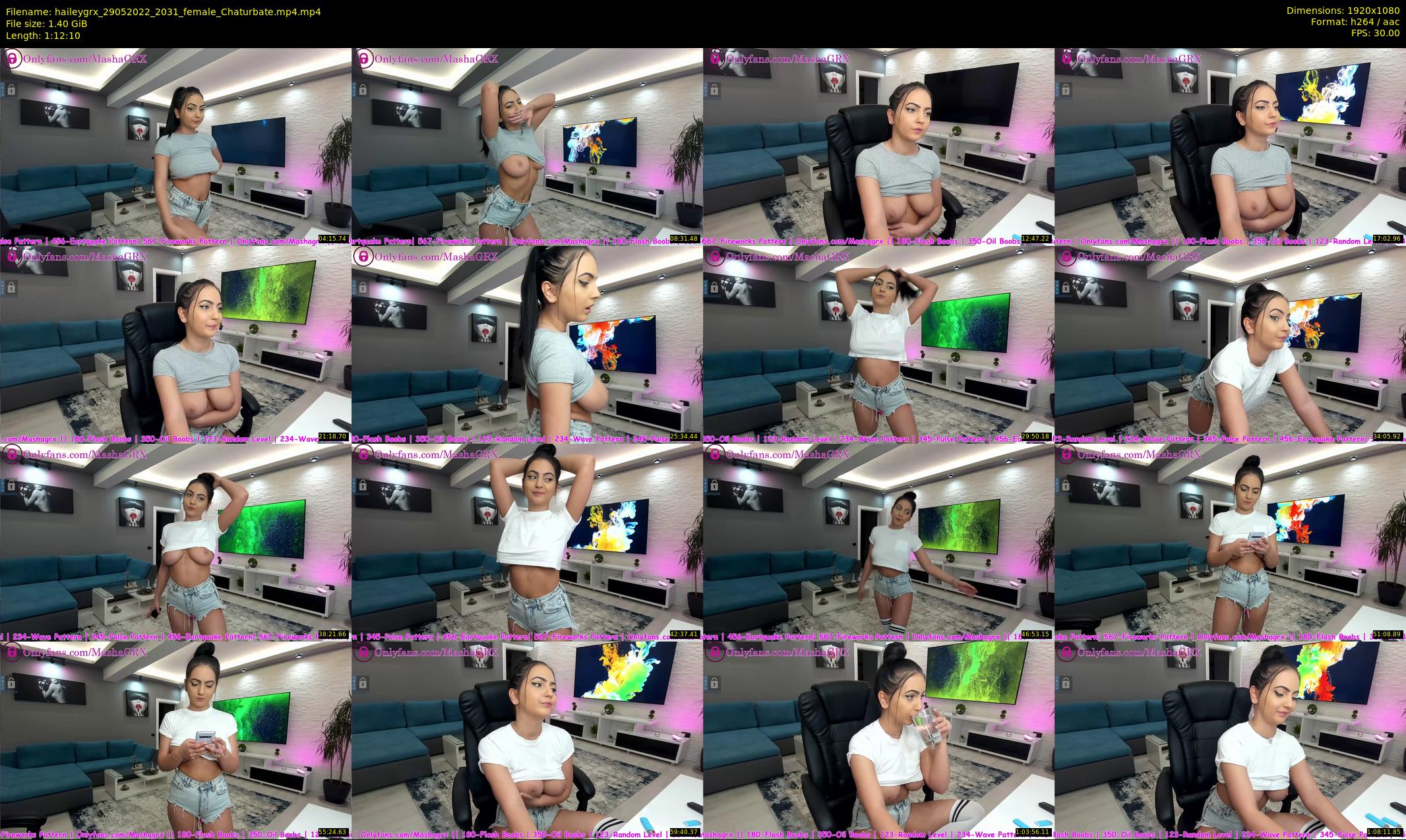 haileygrx — 73 minute Chaturbate female cam show recording, 1080p, May 29, 2022